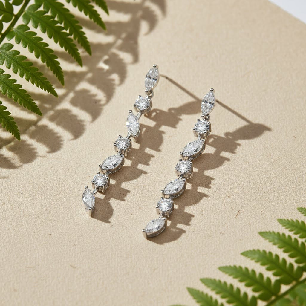 Multi-Shape Dangling Earrings