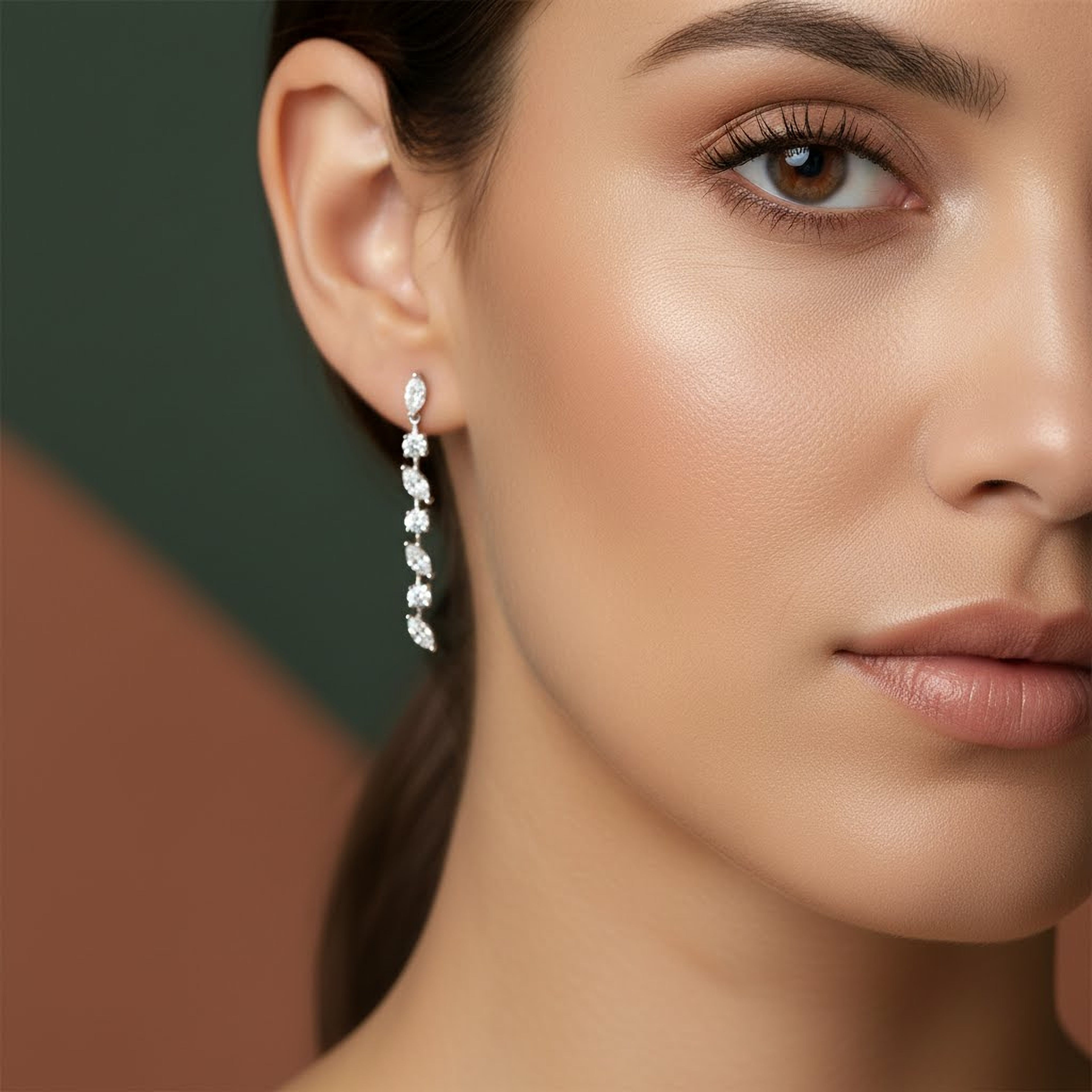 Multi-Shape Dangling Earrings