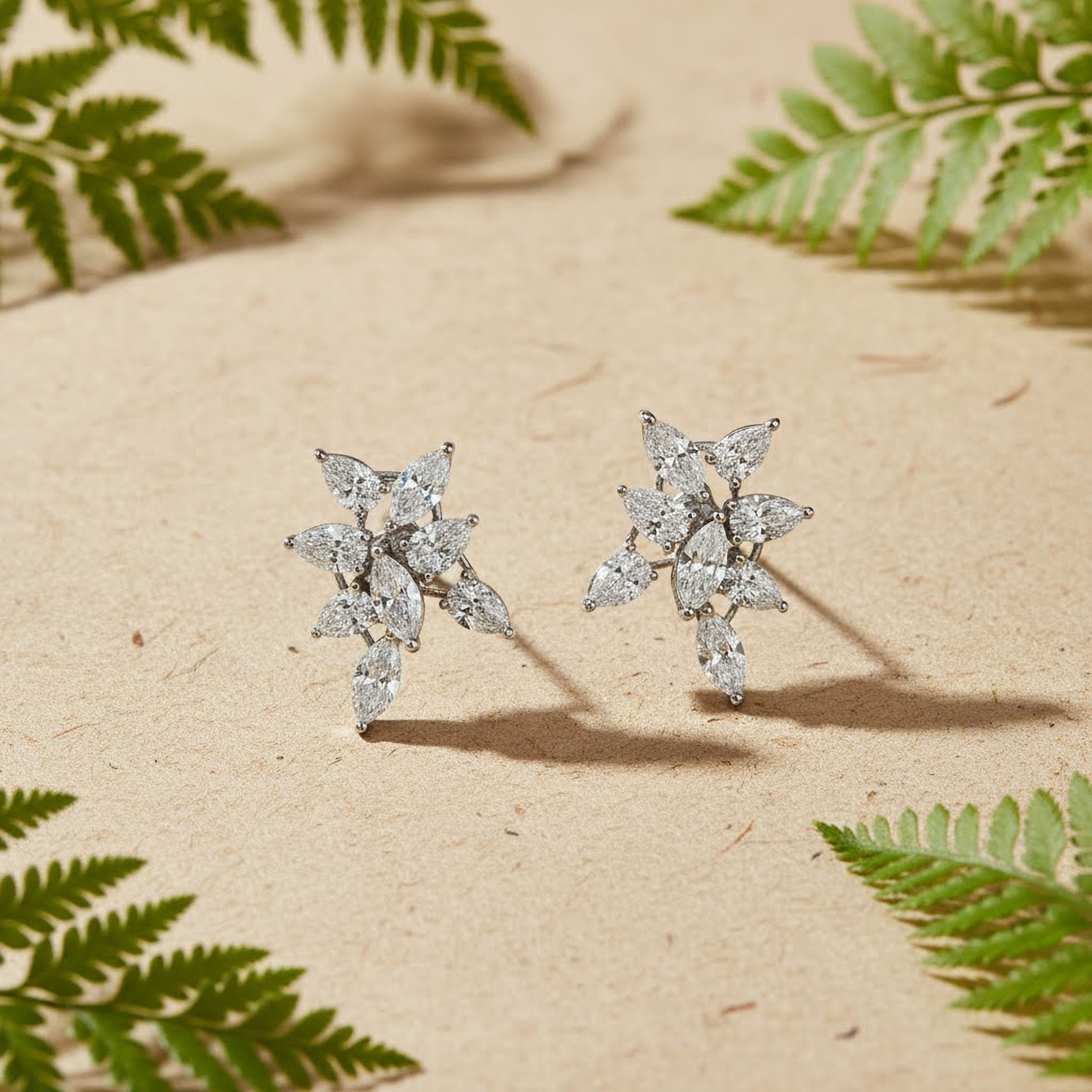 Pear x Marquise Burst Studs