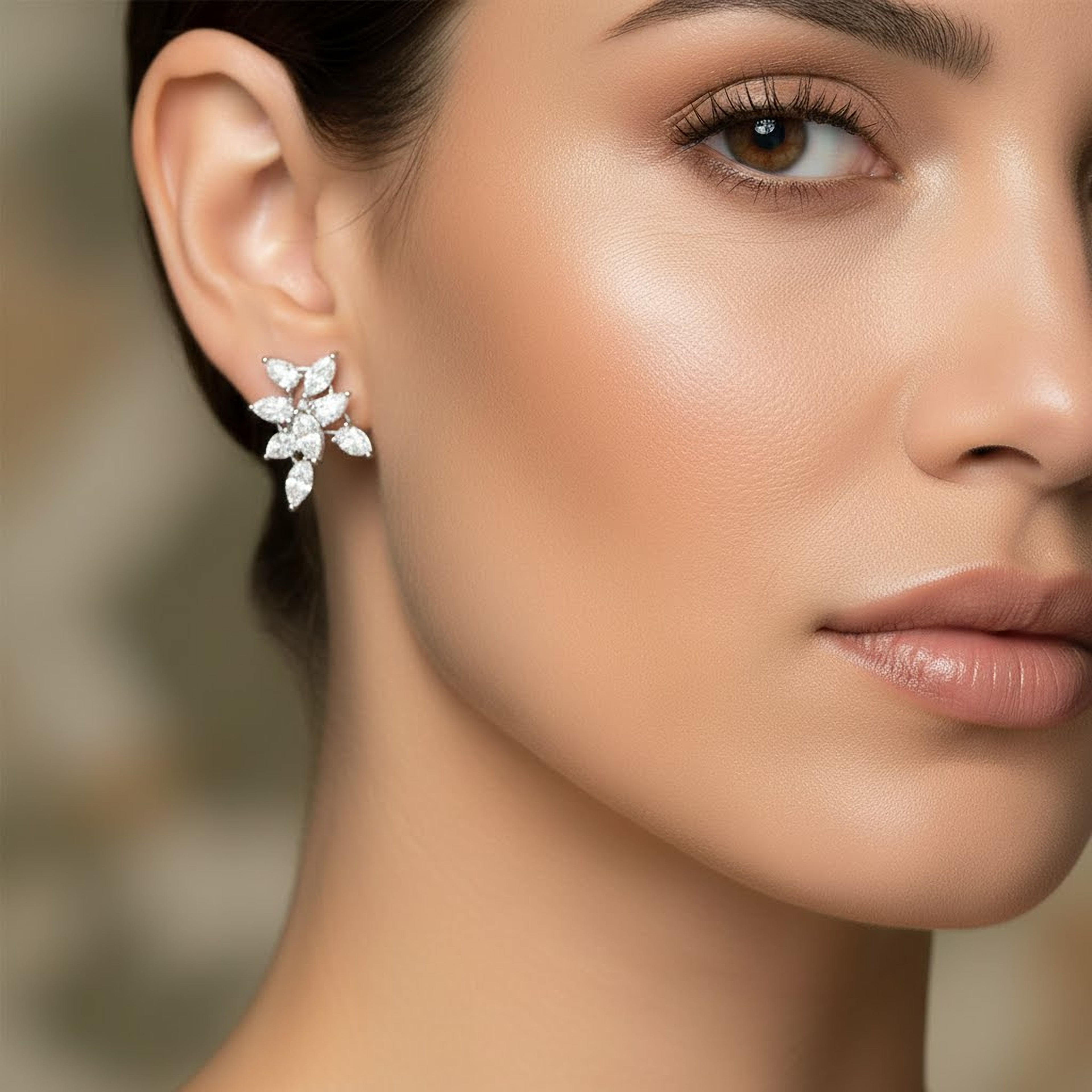 Pear x Marquise Burst Studs