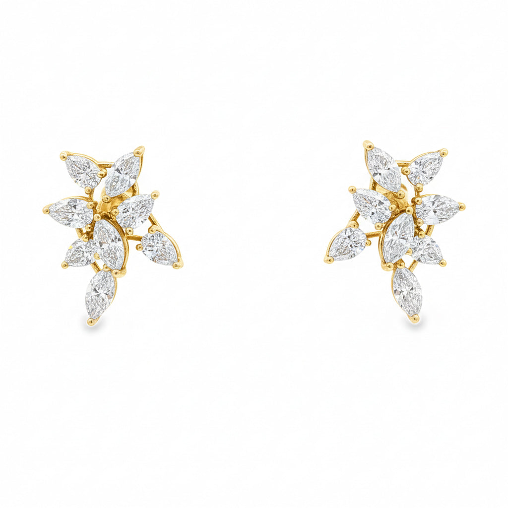 Pear x Marquise Burst Studs