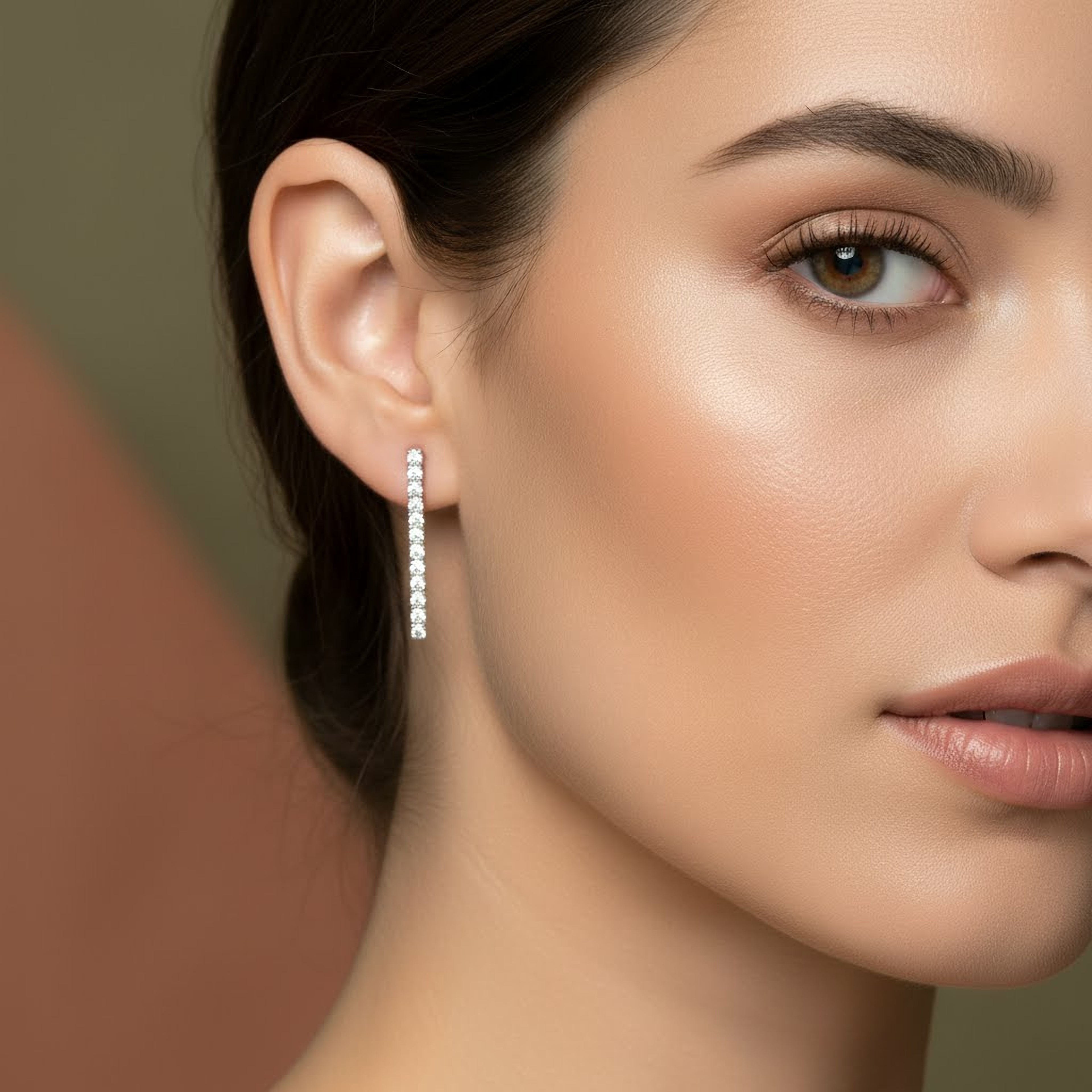 Single Line Earrings