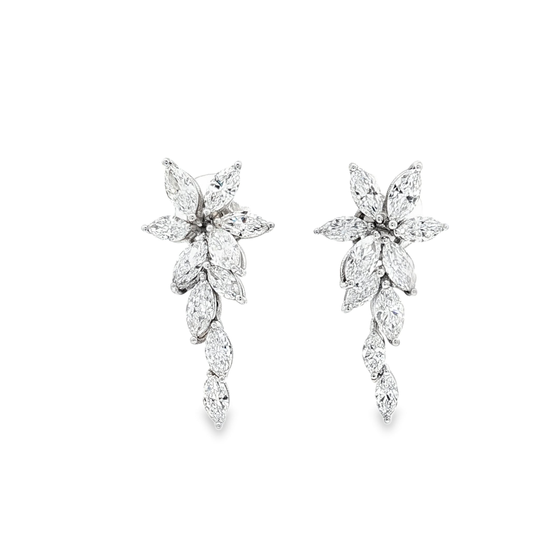 Flower Drop Earrings