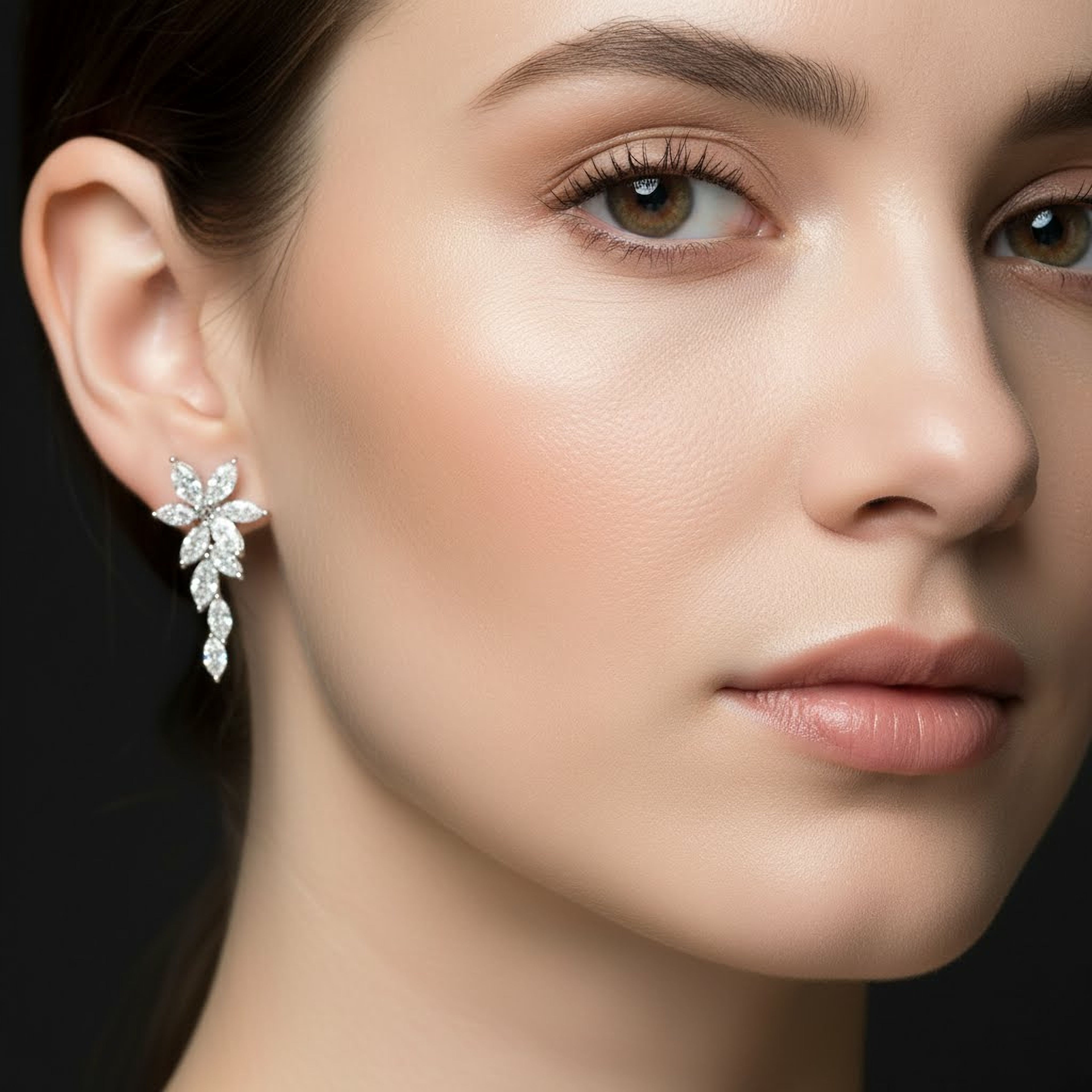 Flower Drop Earrings