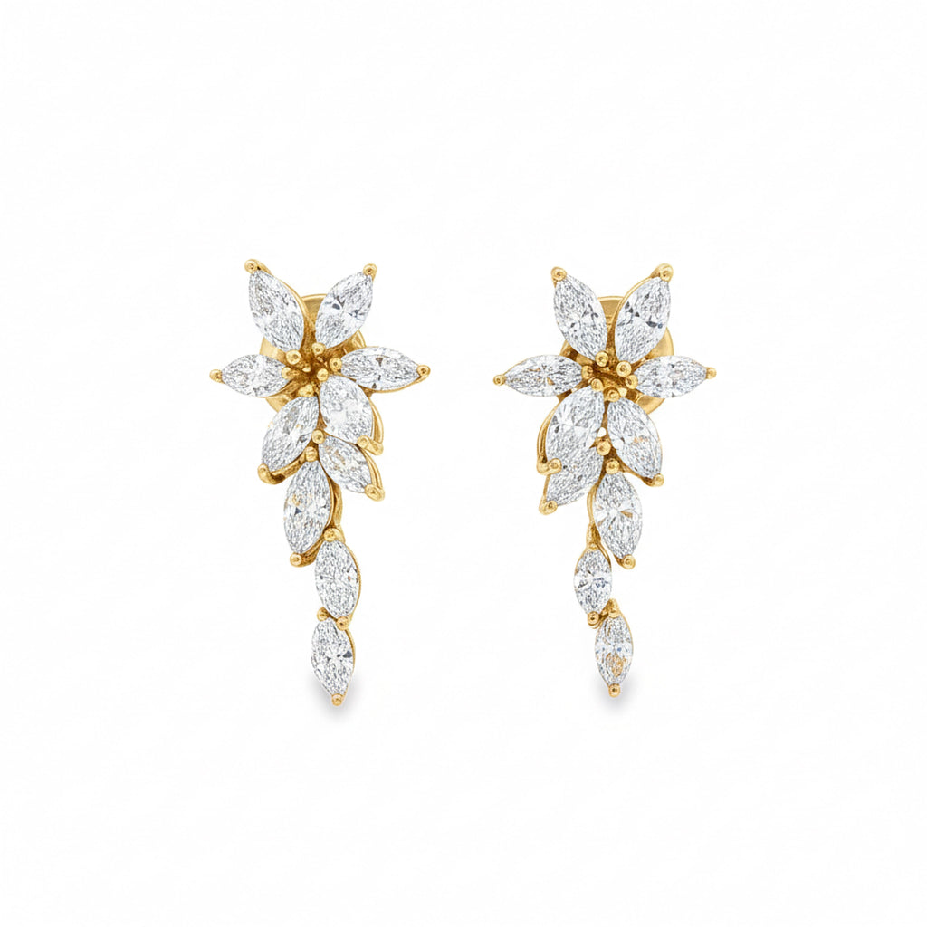 Flower Drop Earrings