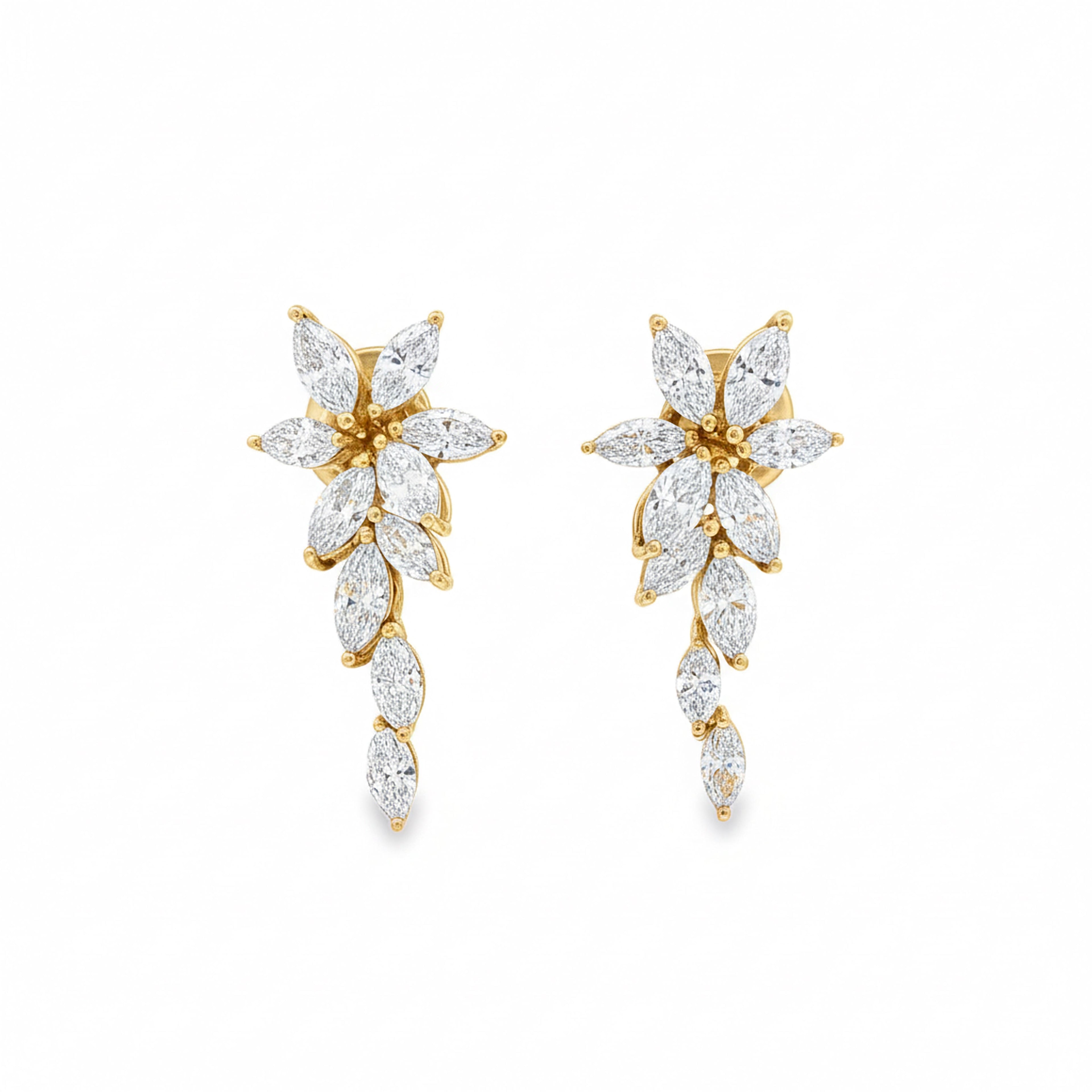 Flower Drop Earrings