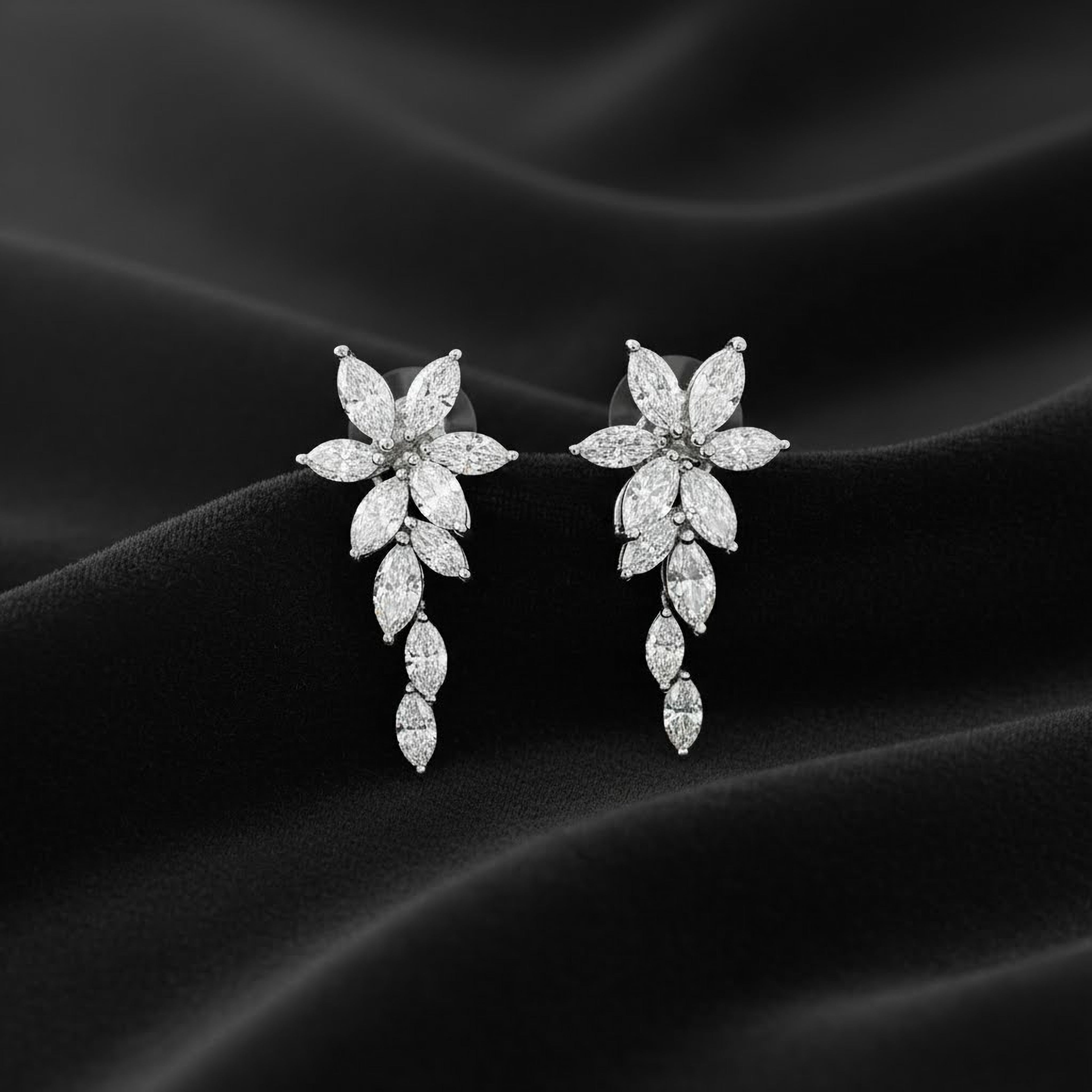 Flower Drop Earrings
