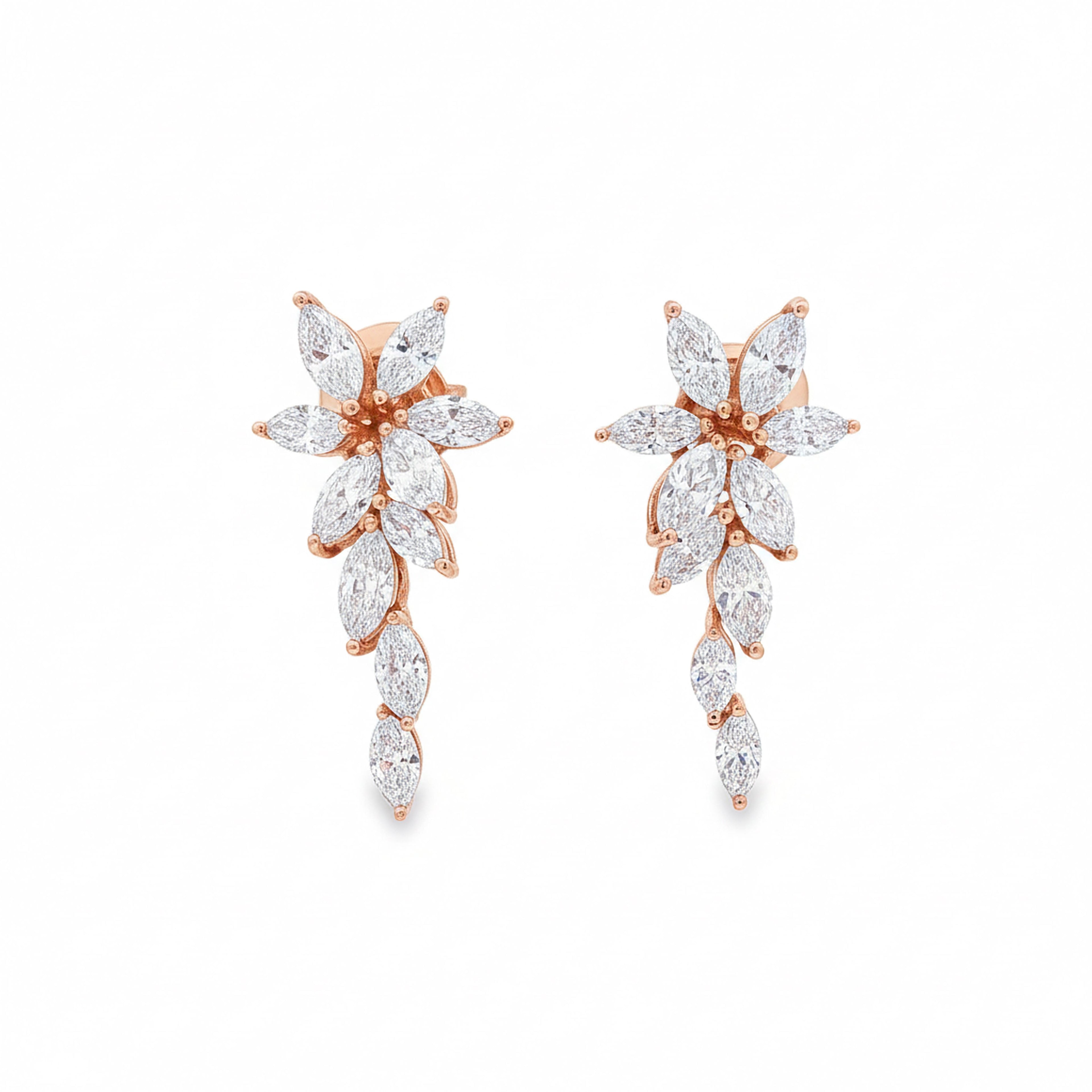 Flower Drop Earrings