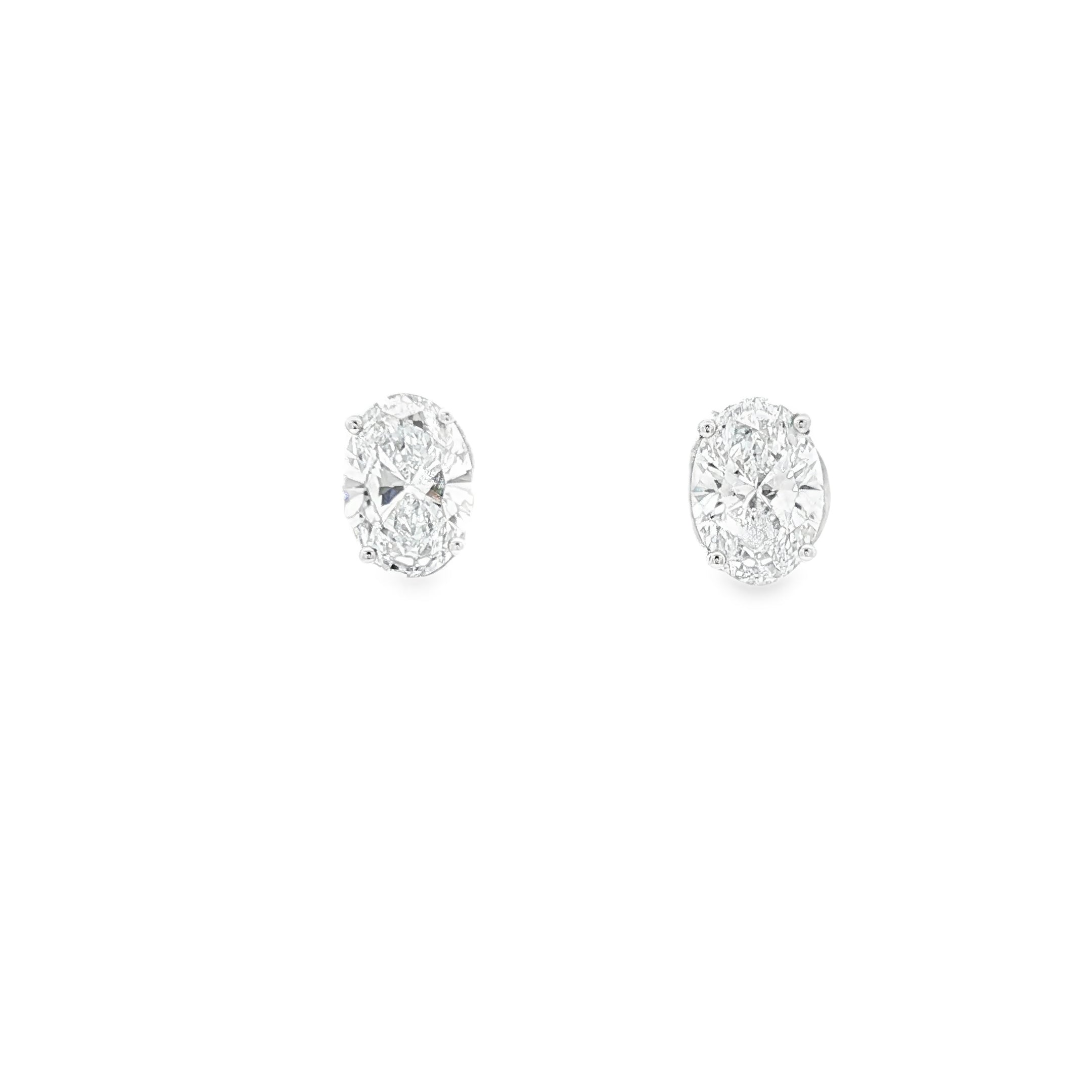 1ct Oval Studs