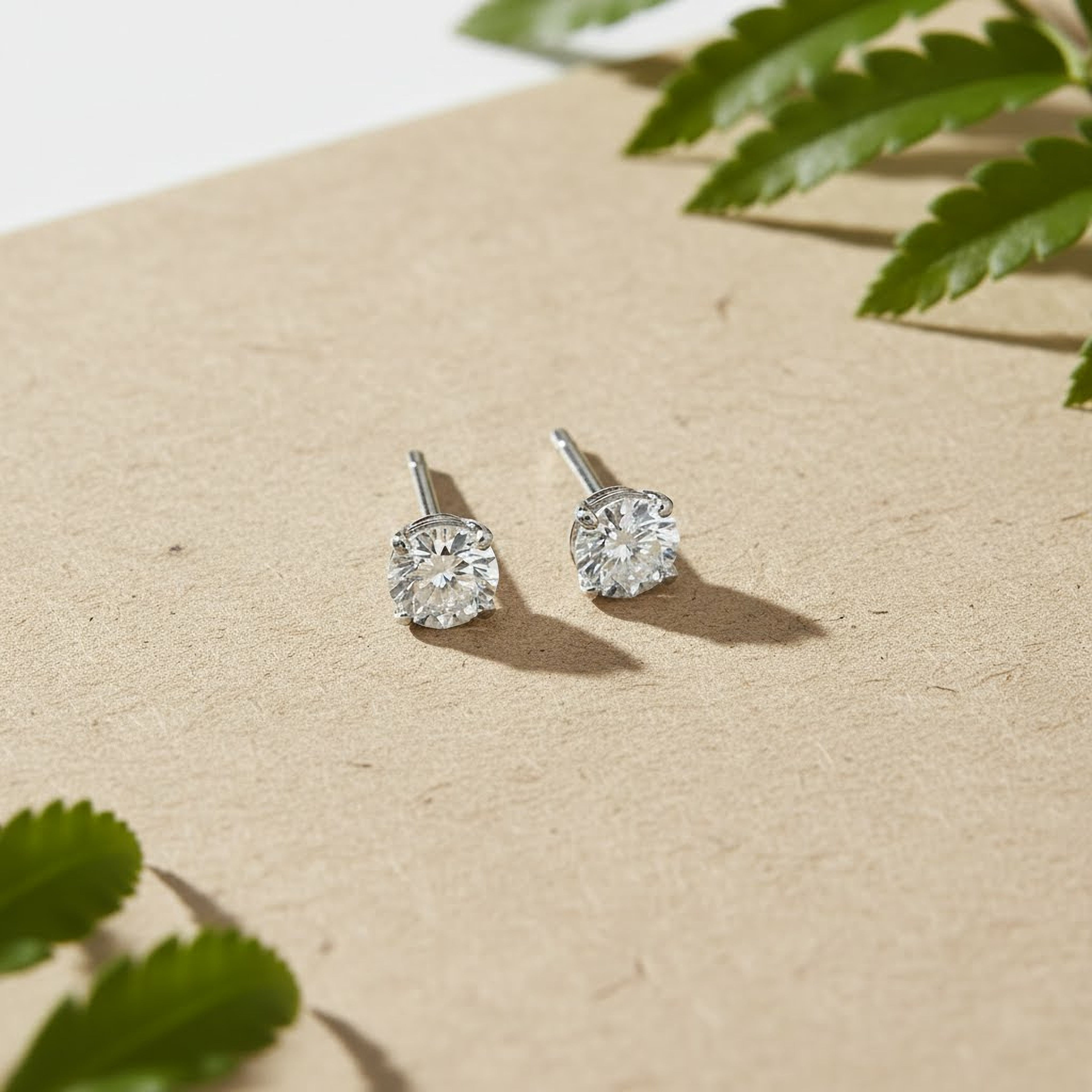 1.5ct Round Studs
