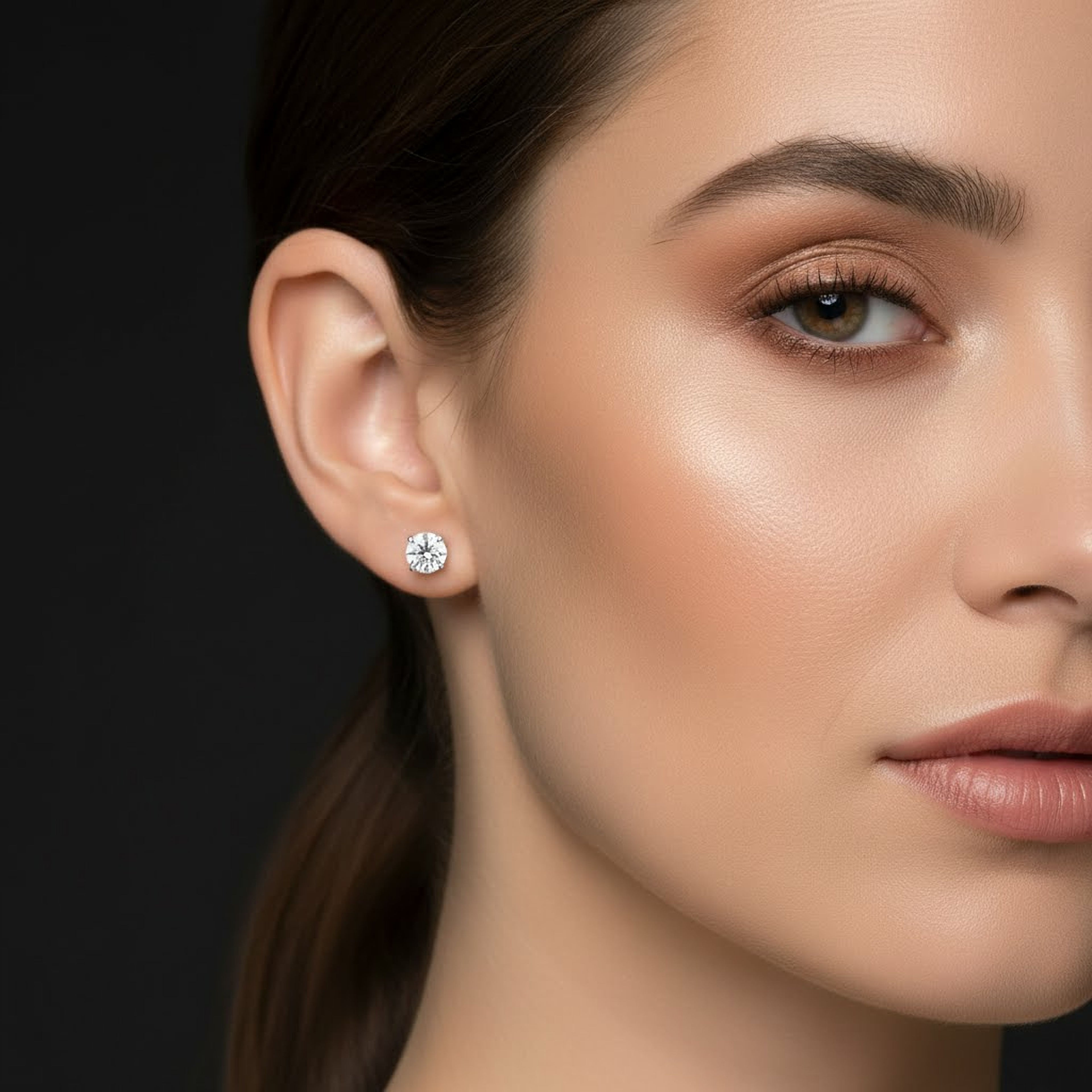 1.5ct Round Studs