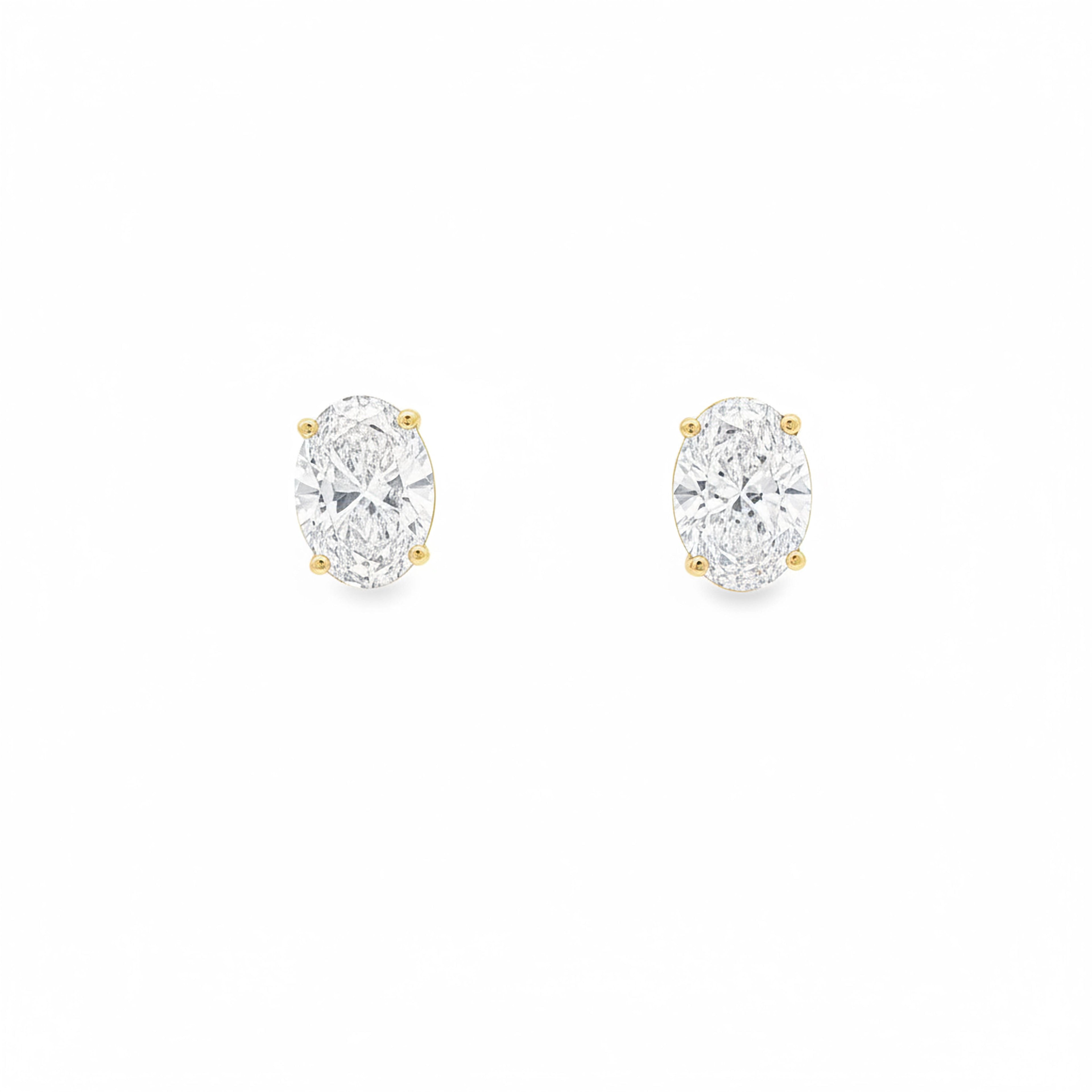 1.5ct Oval Studs