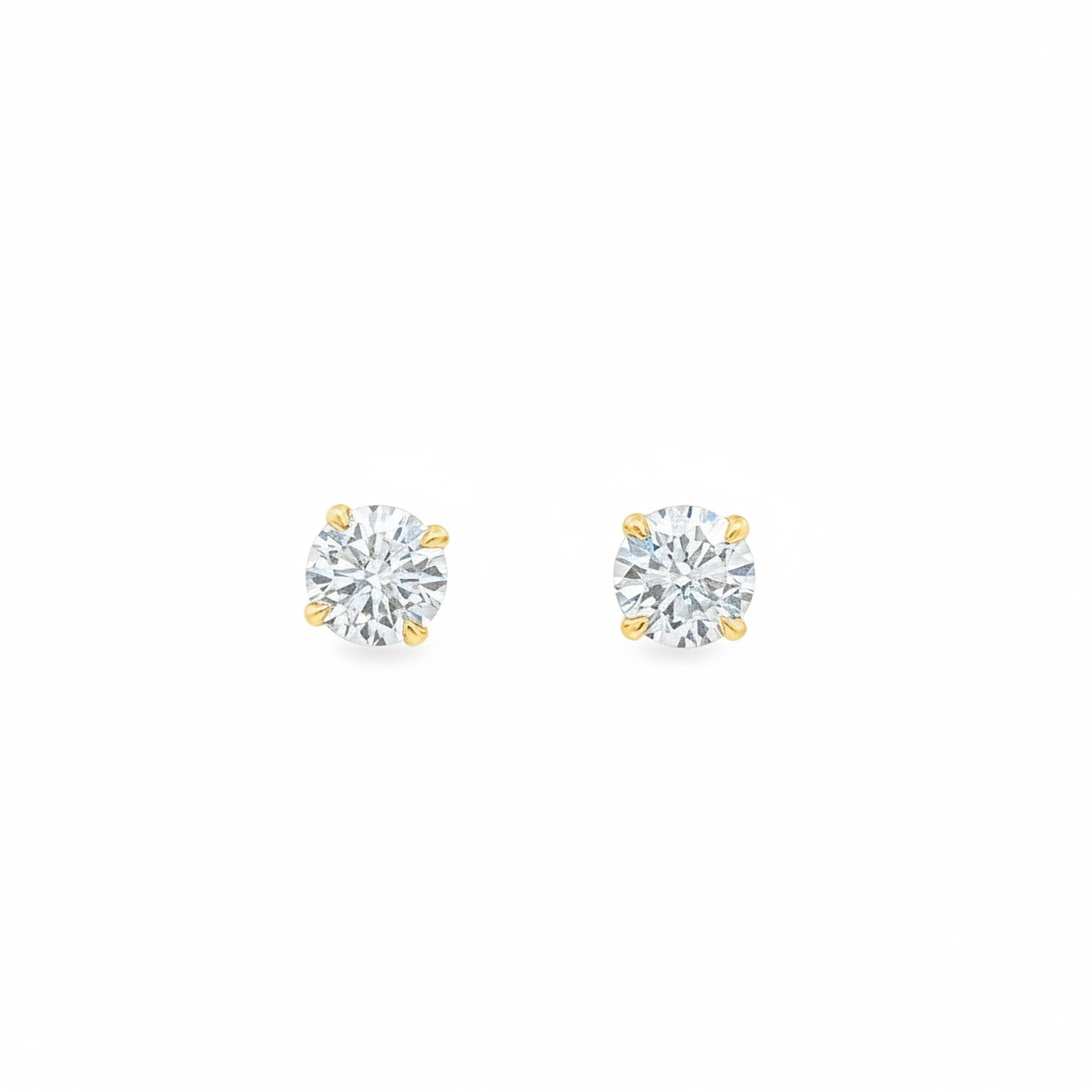 1.5cts Round Studs