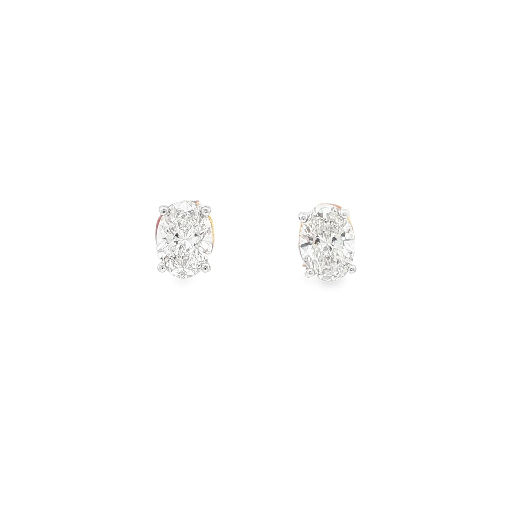 1ct Oval Studs