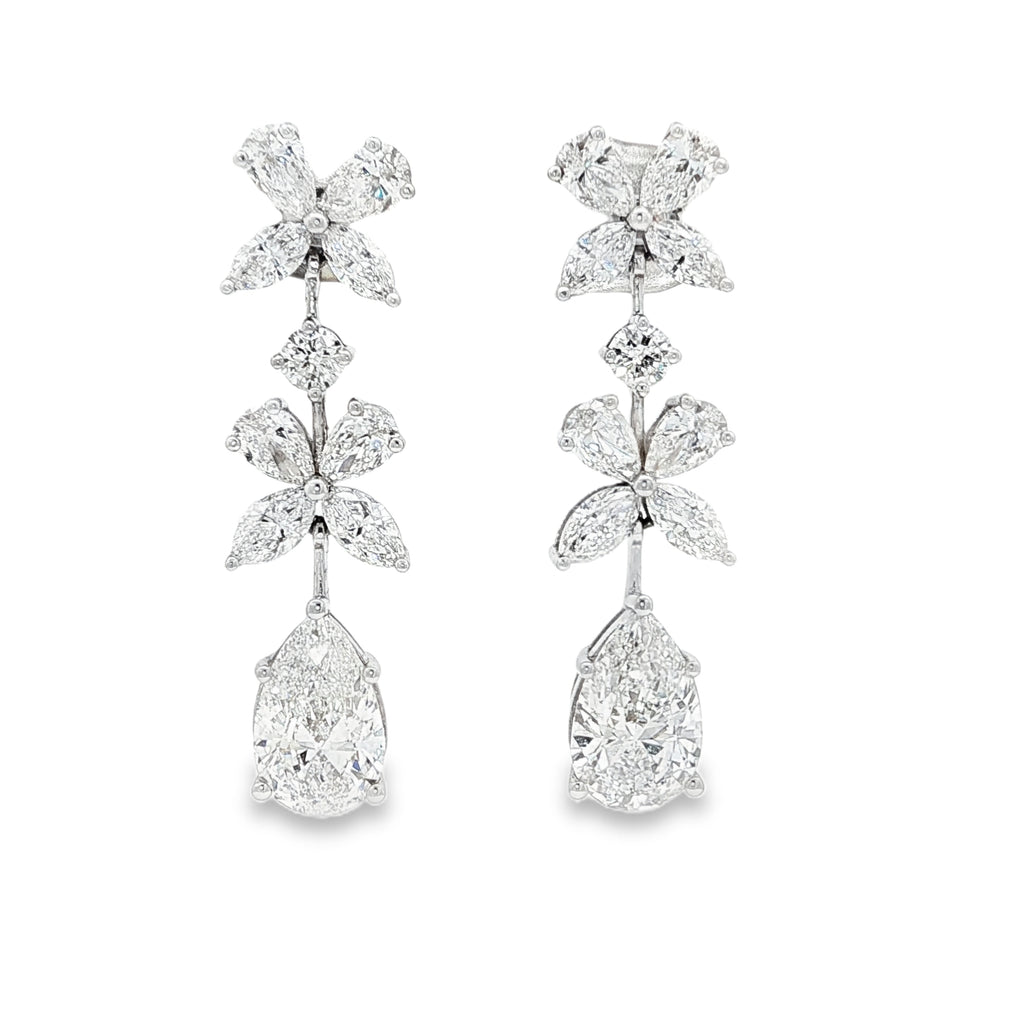 Flower x Pear Earrings