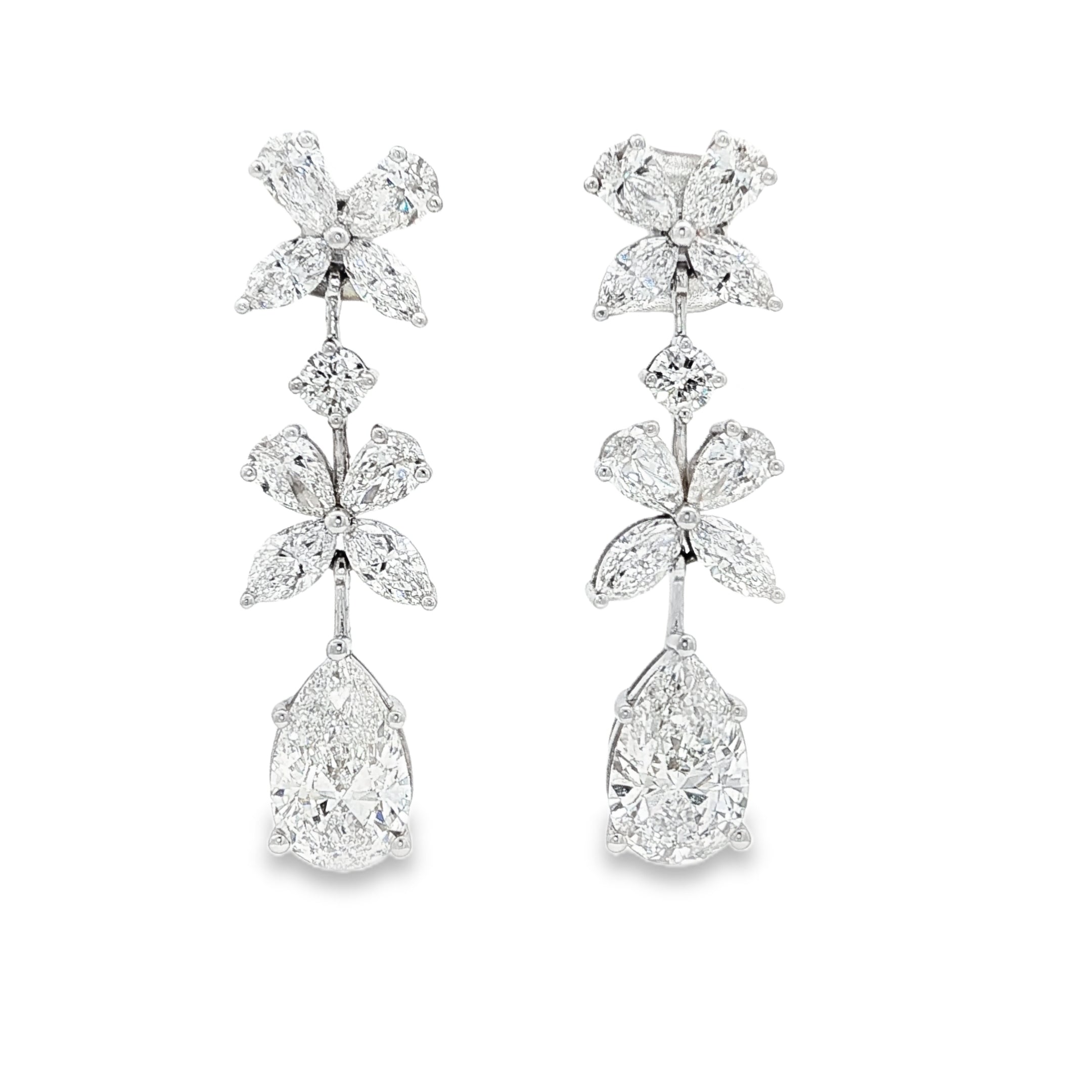 Flower x Pear Earrings