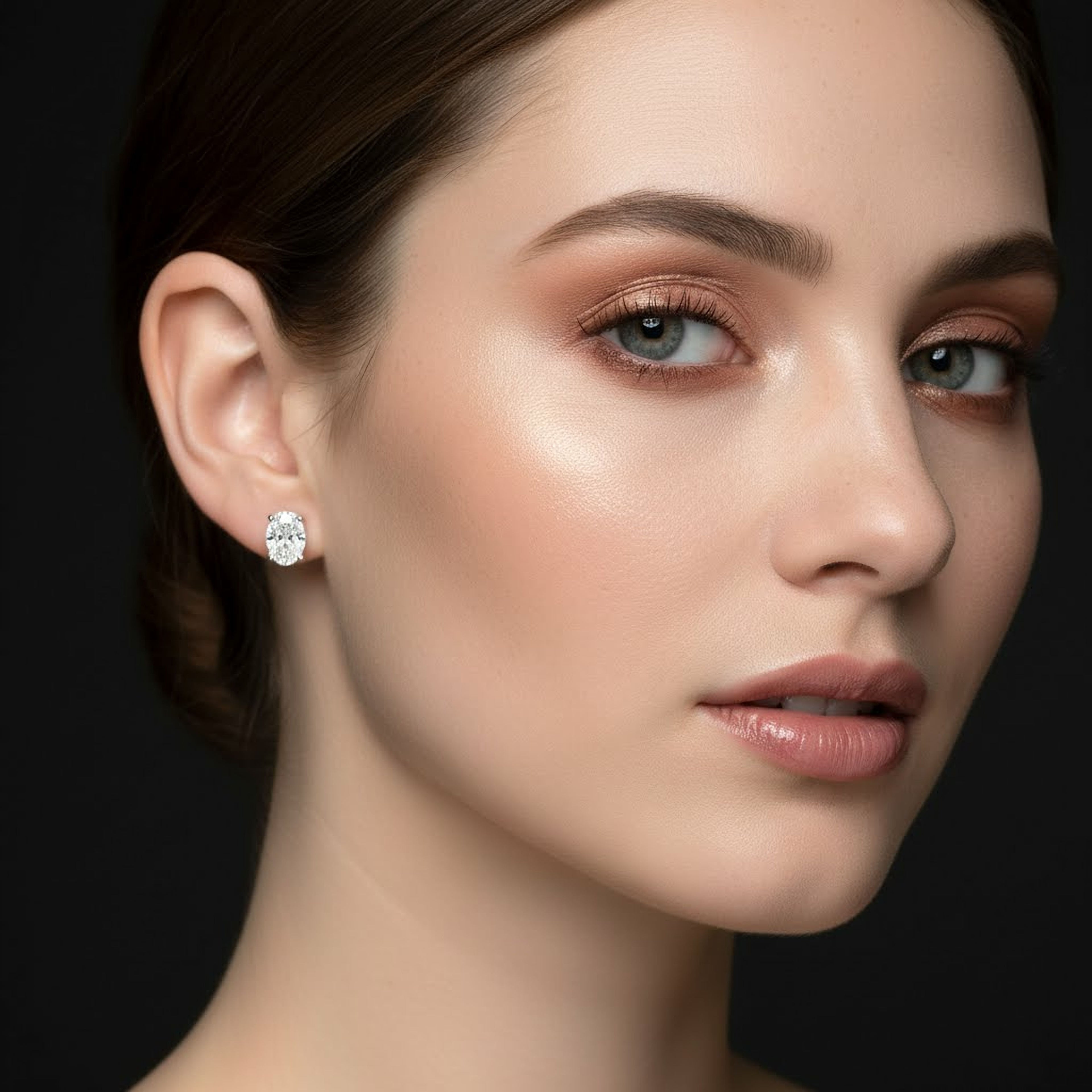 1.5ct Oval Studs