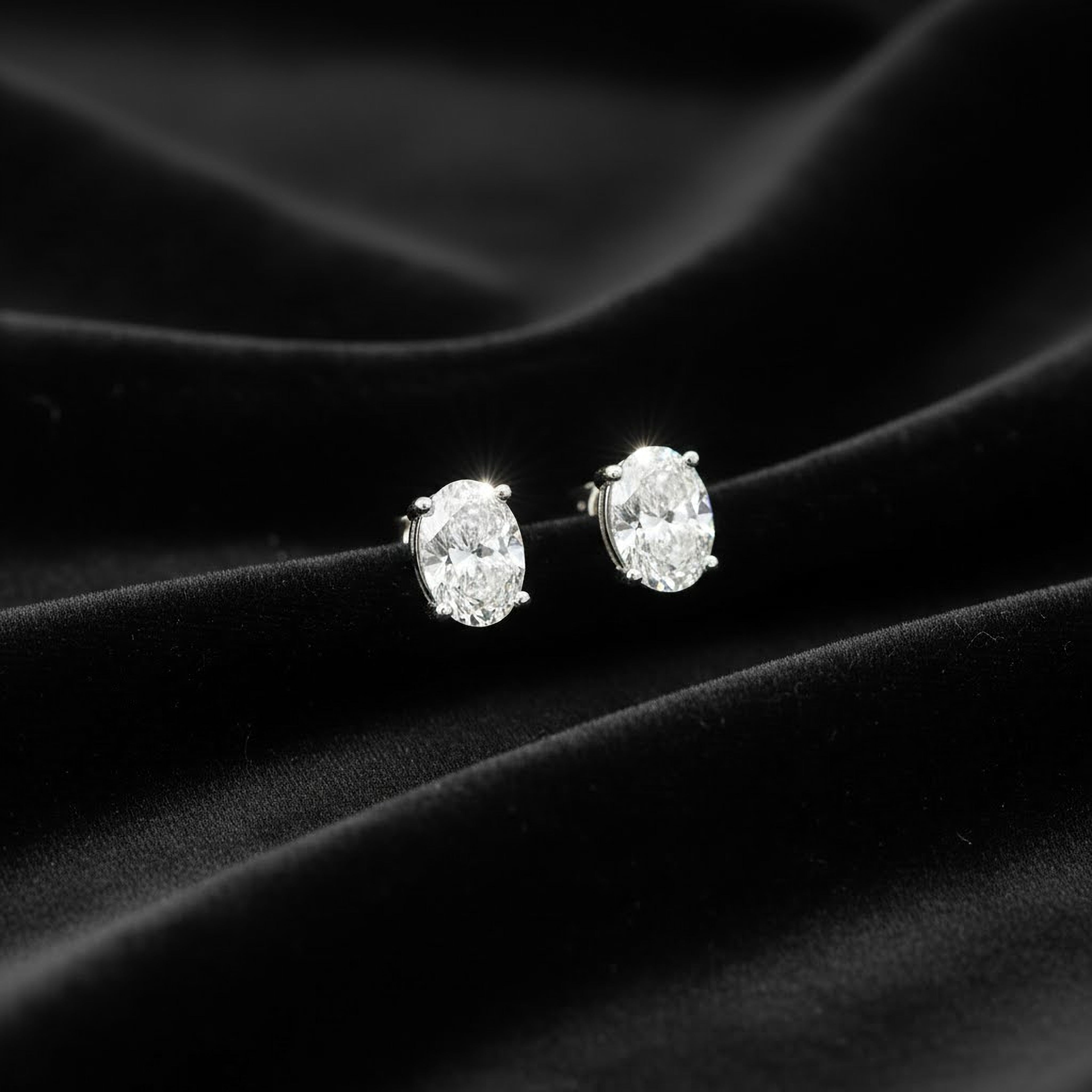 1.5ct Oval Studs