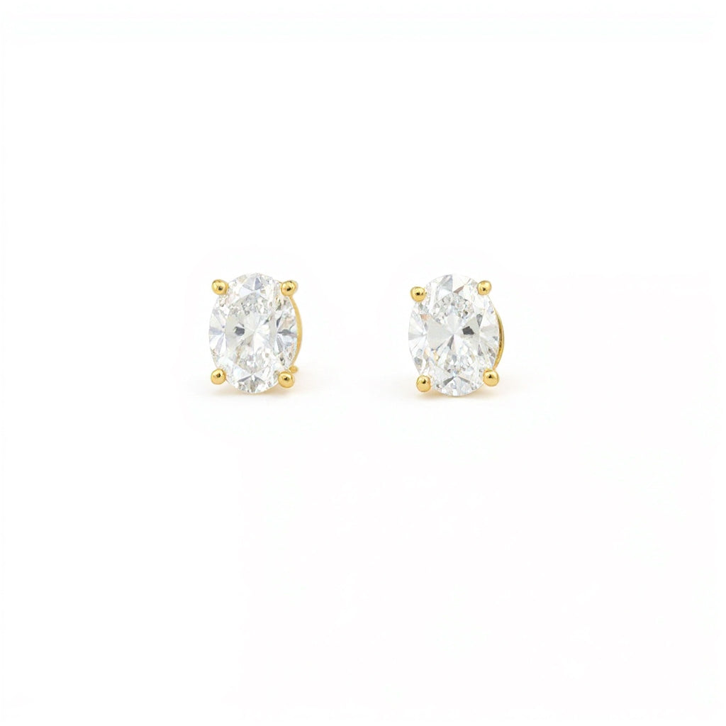 2ct Oval Studs