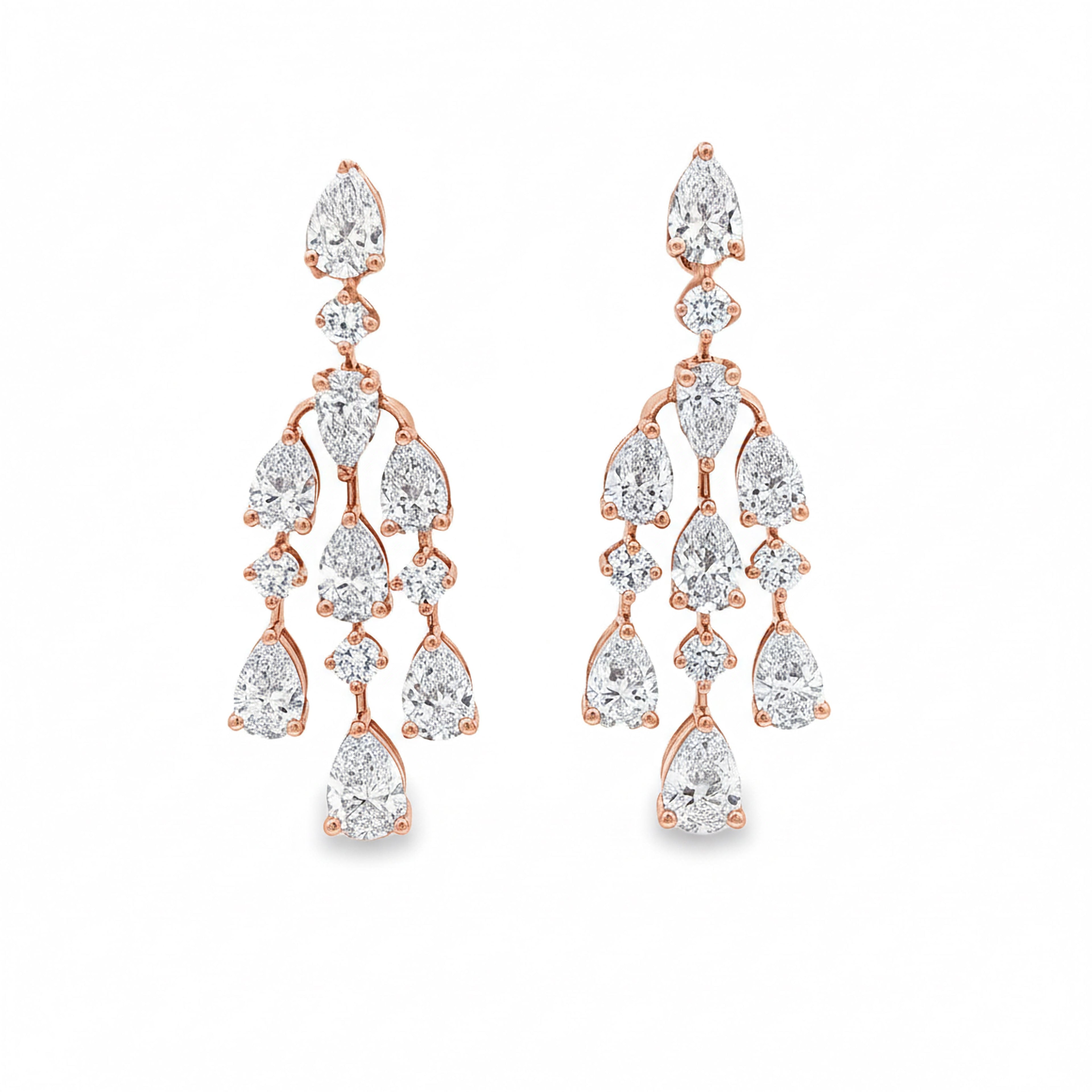 Pear x Round  Harmony Earrings