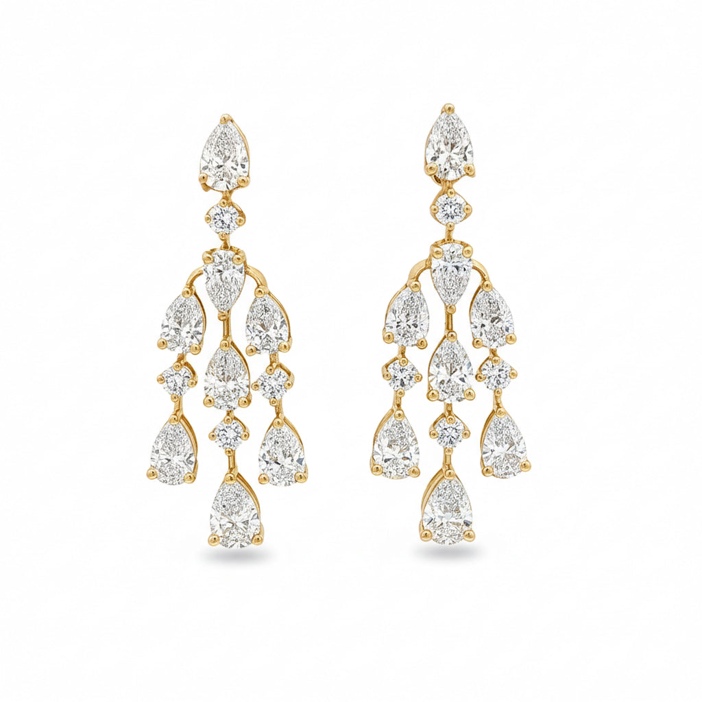 Pear x Round  Harmony Earrings