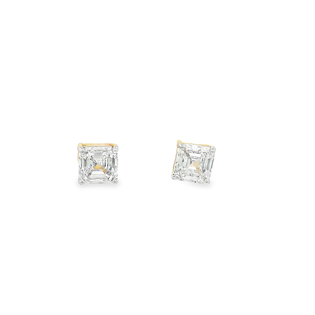 2ct Ascher Studs