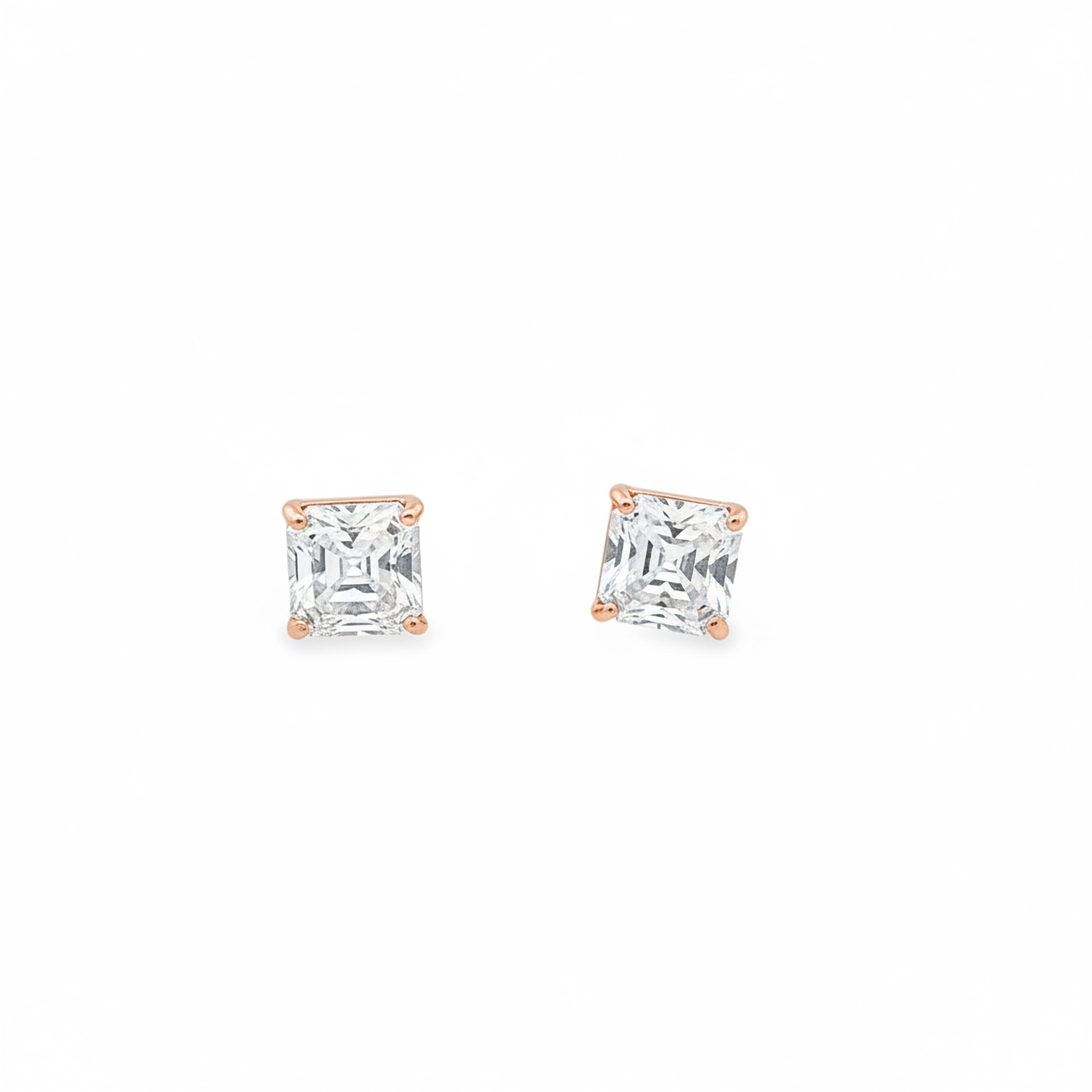2ct Ascher Studs