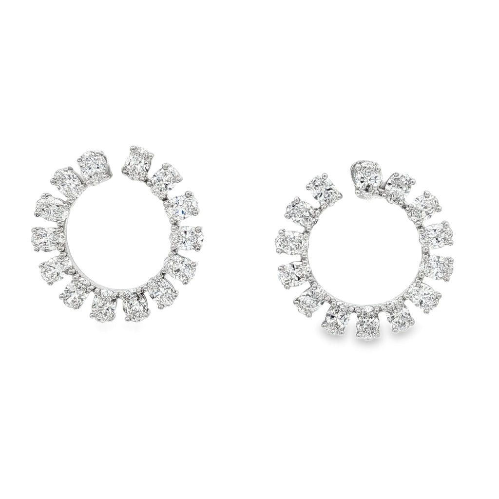 Oval Hoop Earrings
