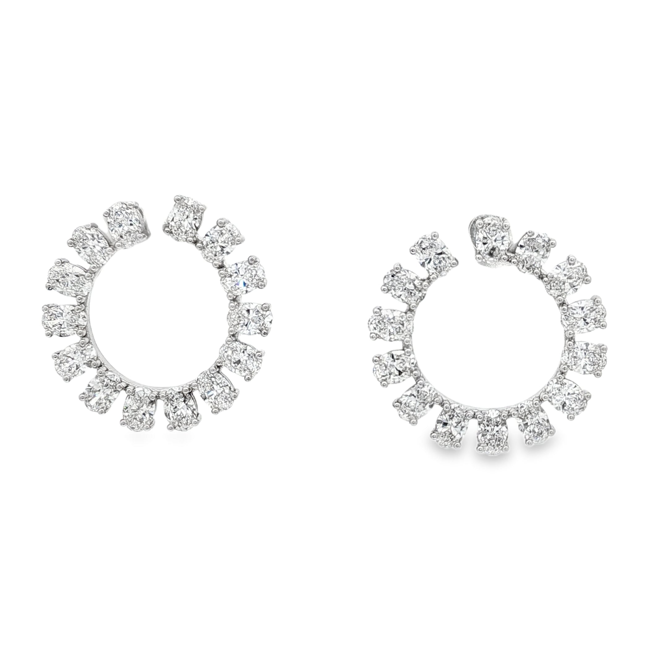 Oval Hoop Earrings
