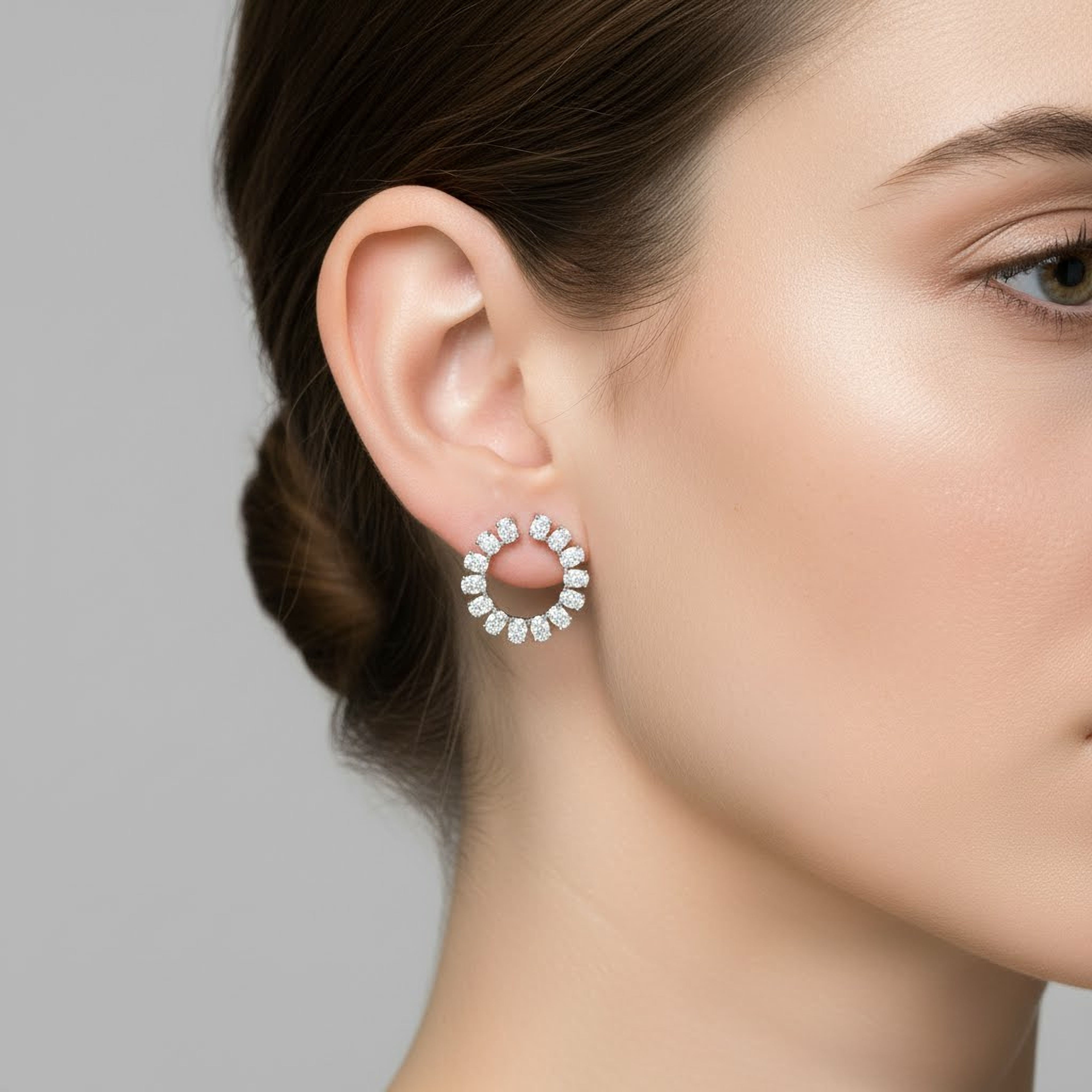 Oval Hoop Earrings