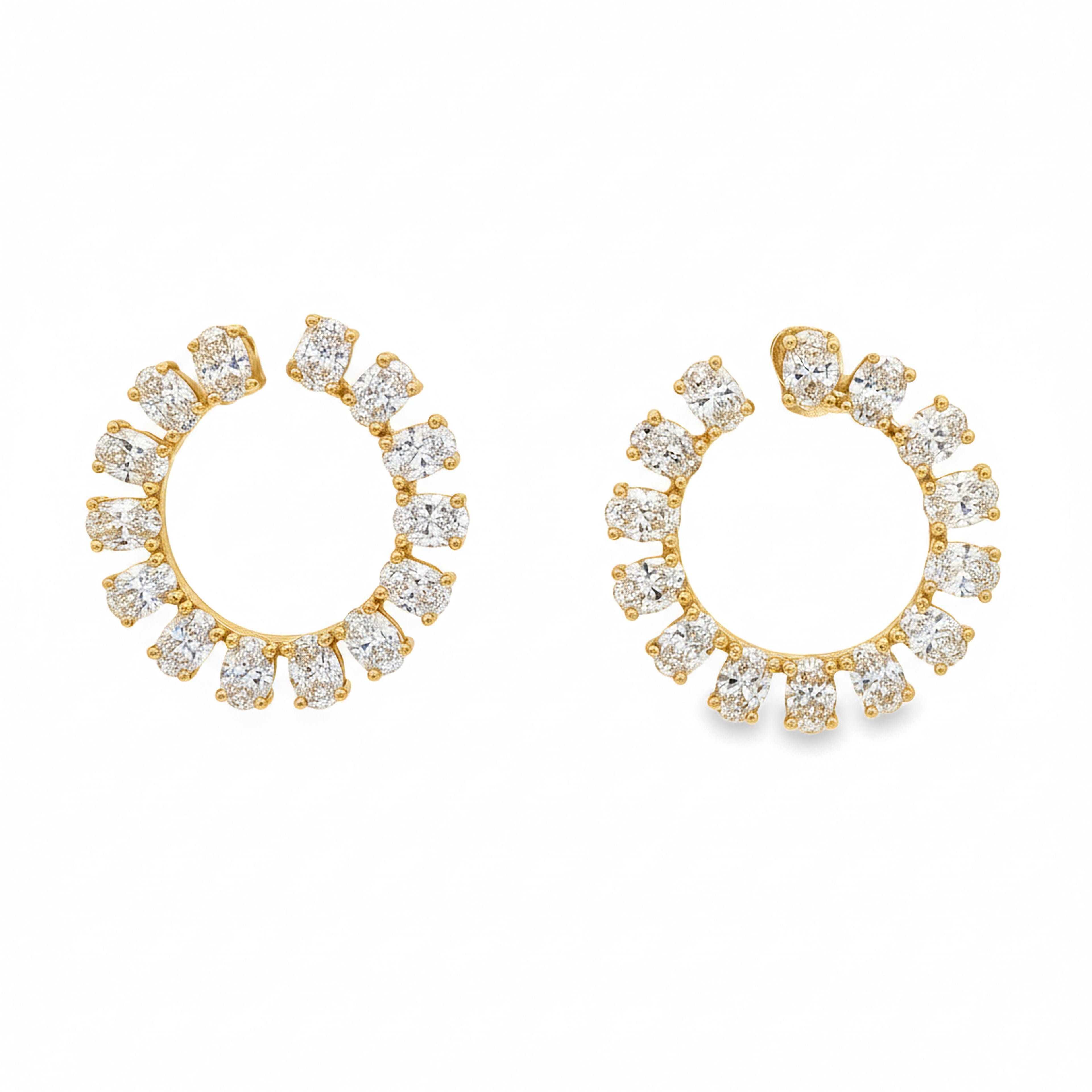 Oval Hoop Earrings