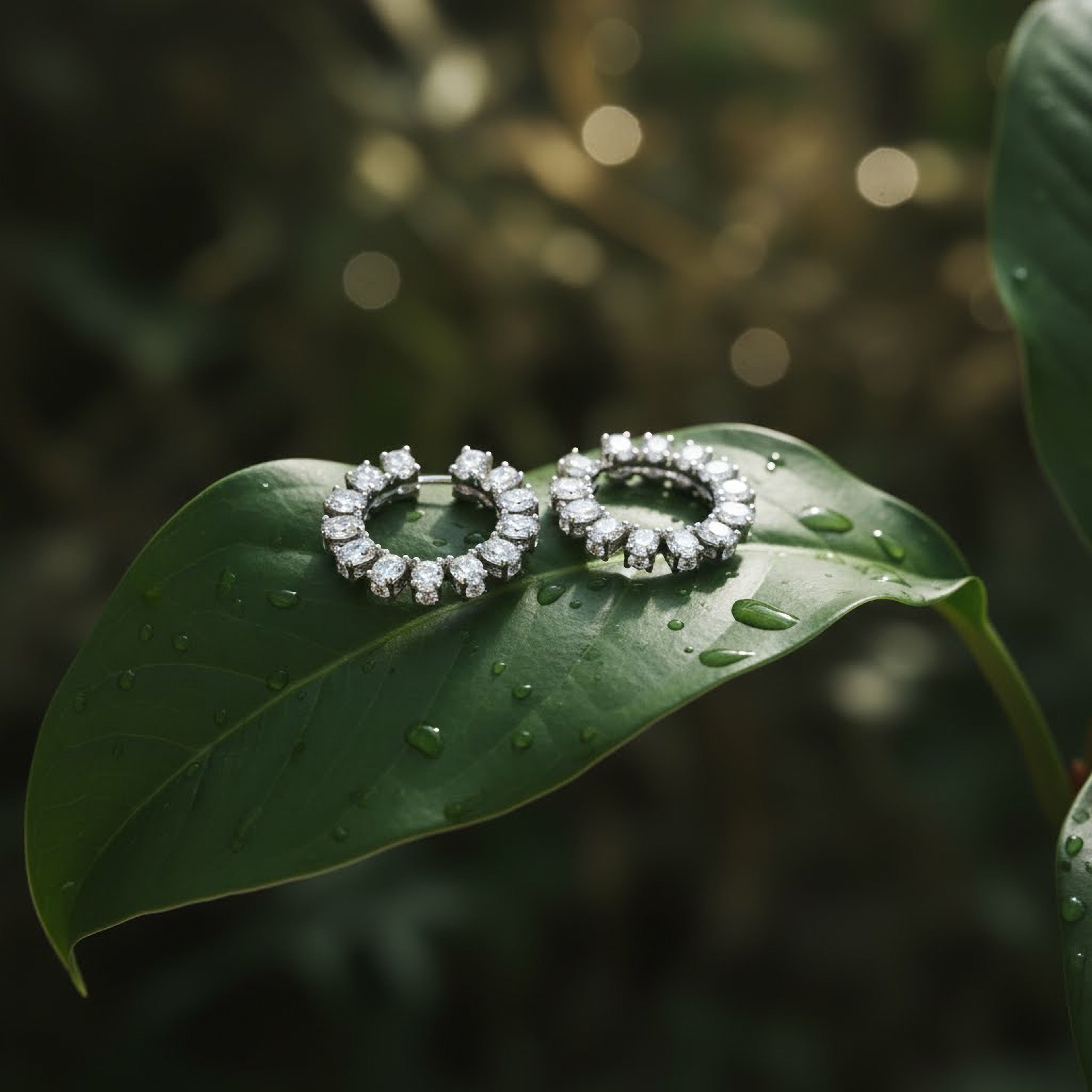 Oval Hoop Earrings