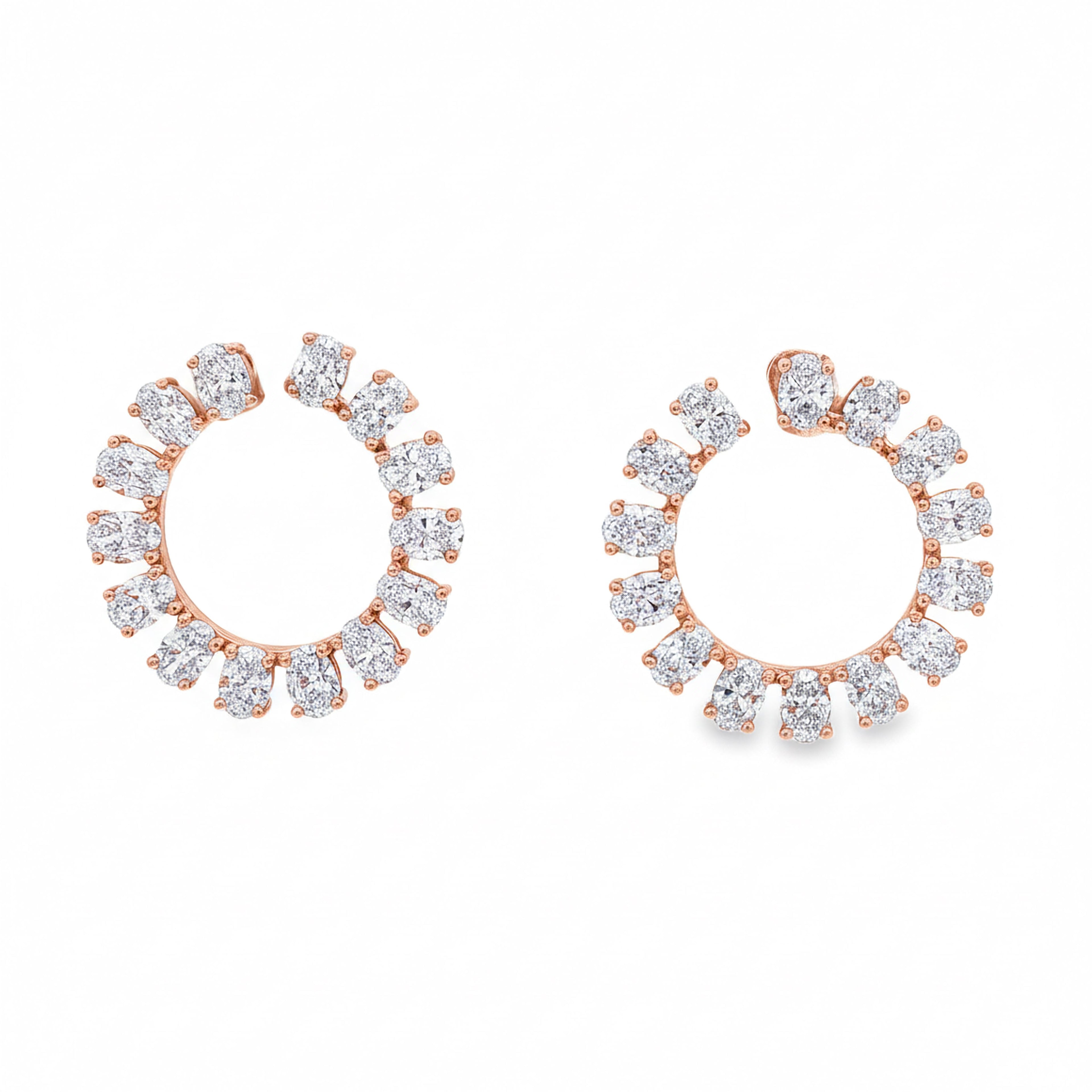 Oval Hoop Earrings