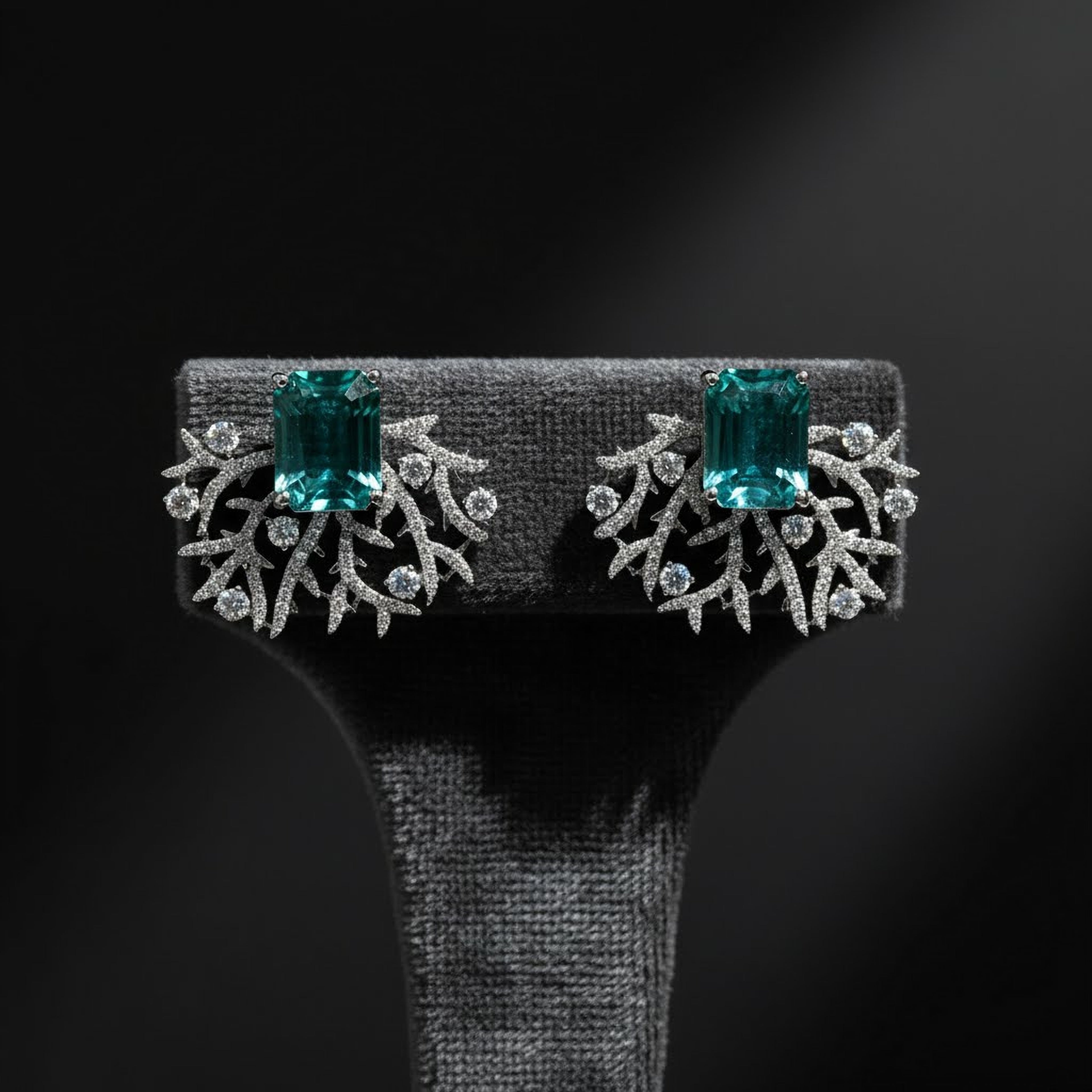23.93cts Tourqoise Root Earrings