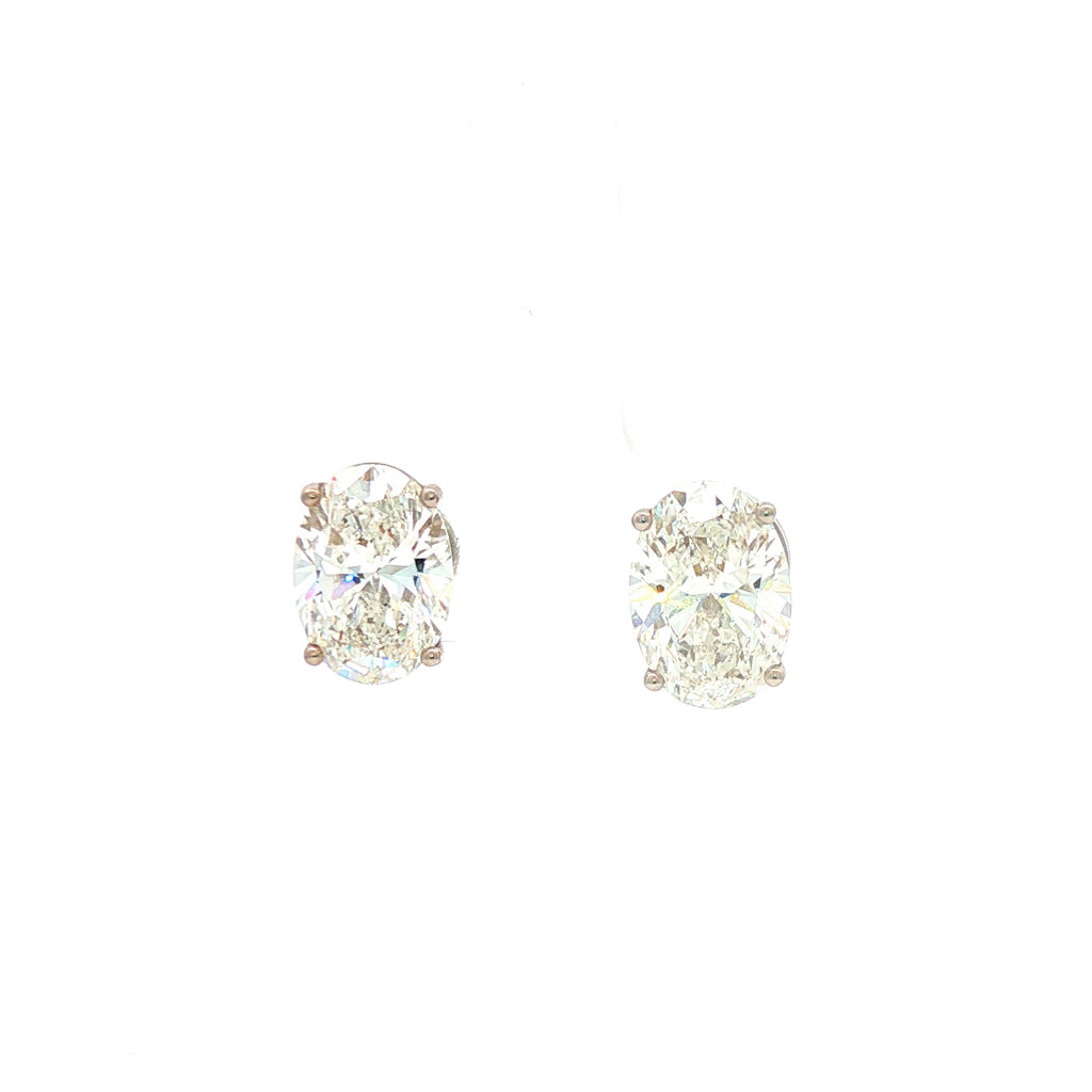 3ct Oval Studs