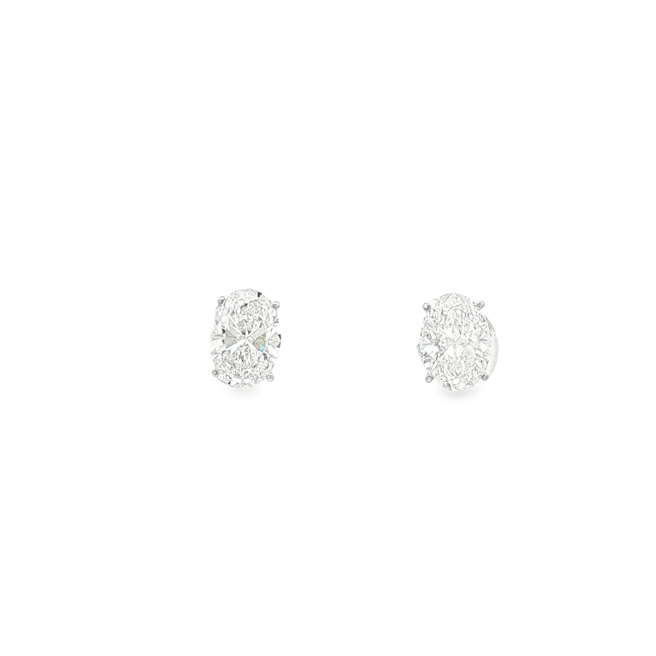 1ct Oval Studs