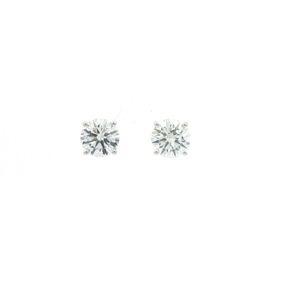 3ct Round Studs