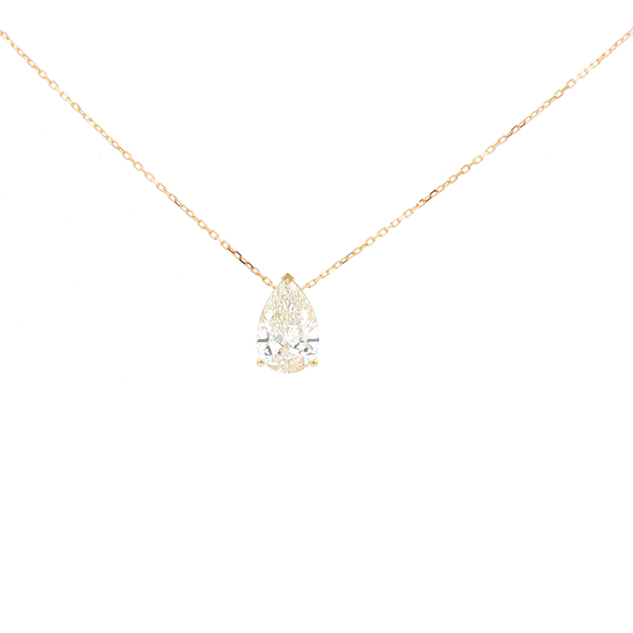 3ct Pear Pendant