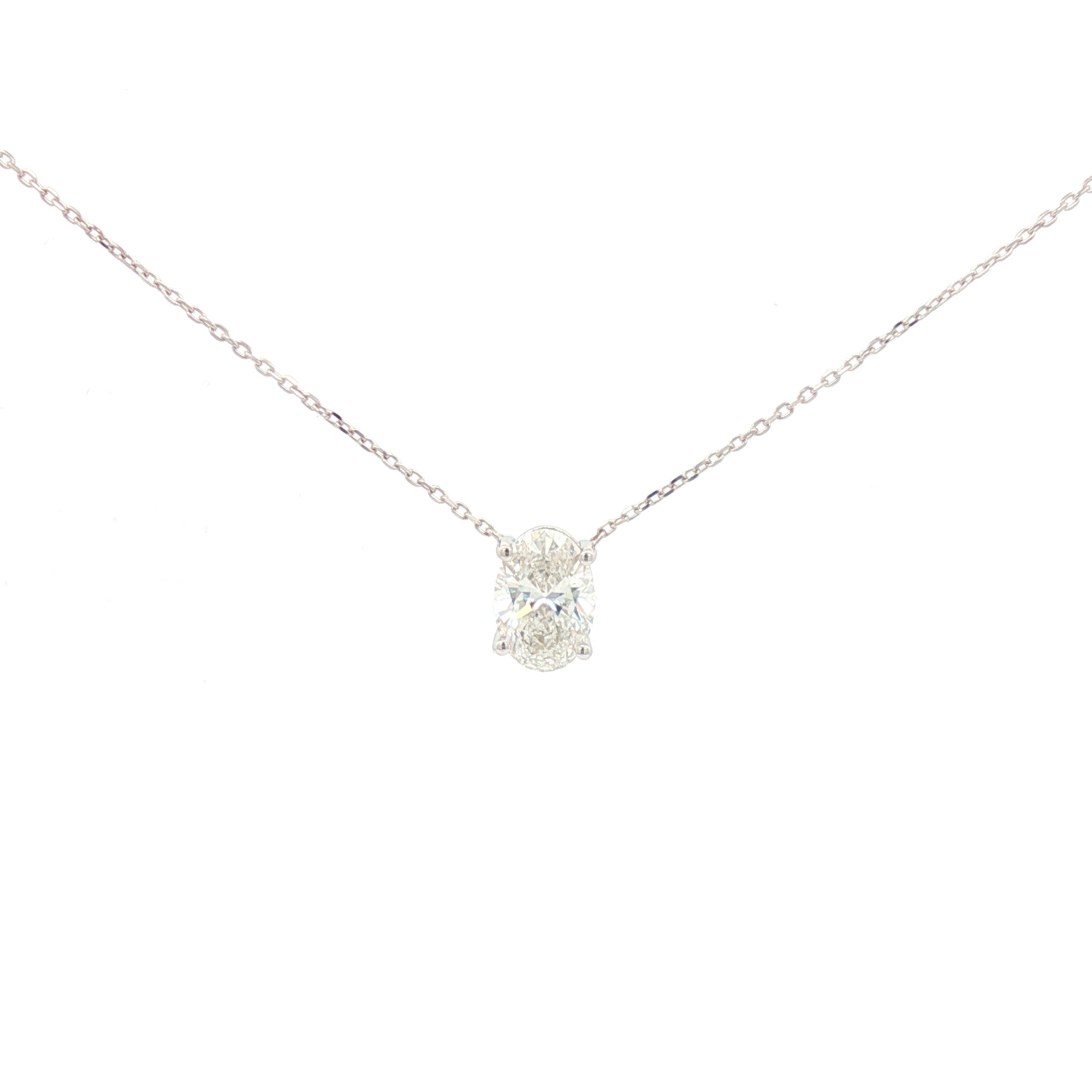 2ct Oval Pendant