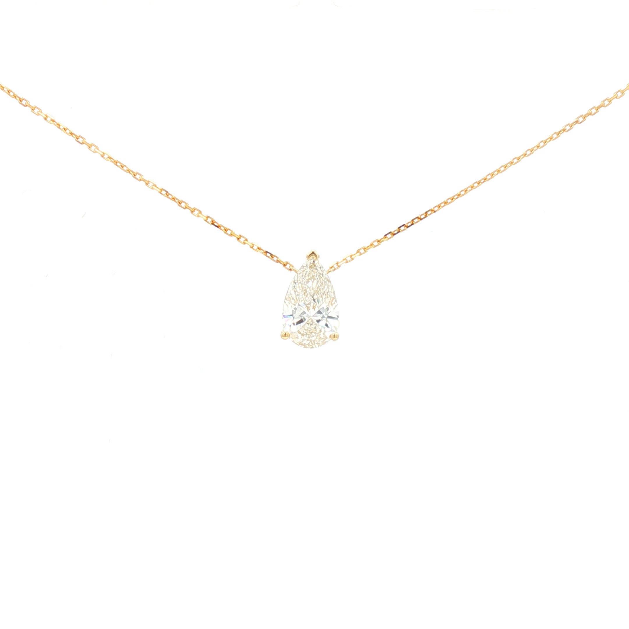 2ct Pear Pendant