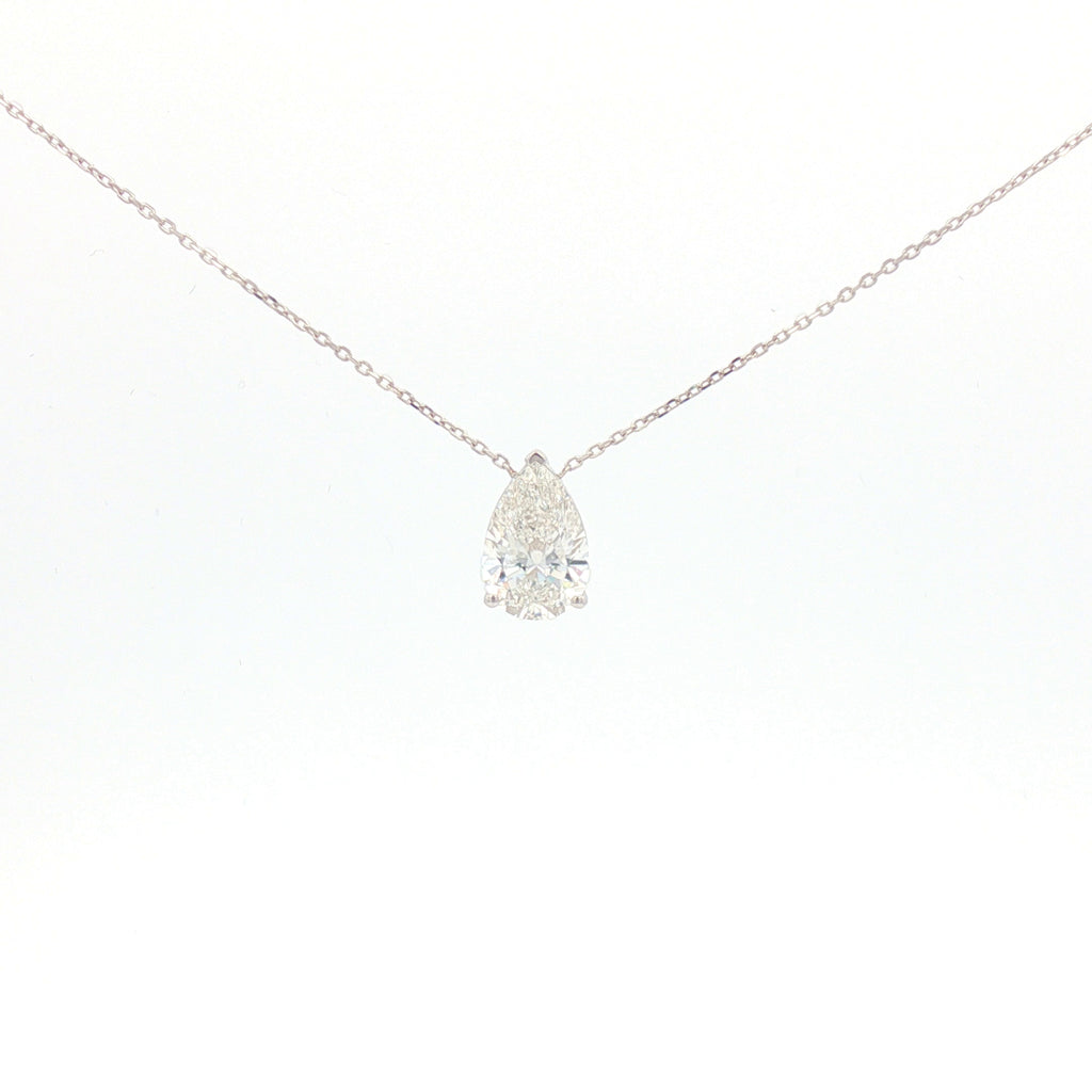 3ct Pear Pendant