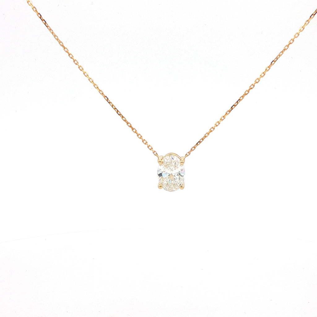2ct Oval Pendant