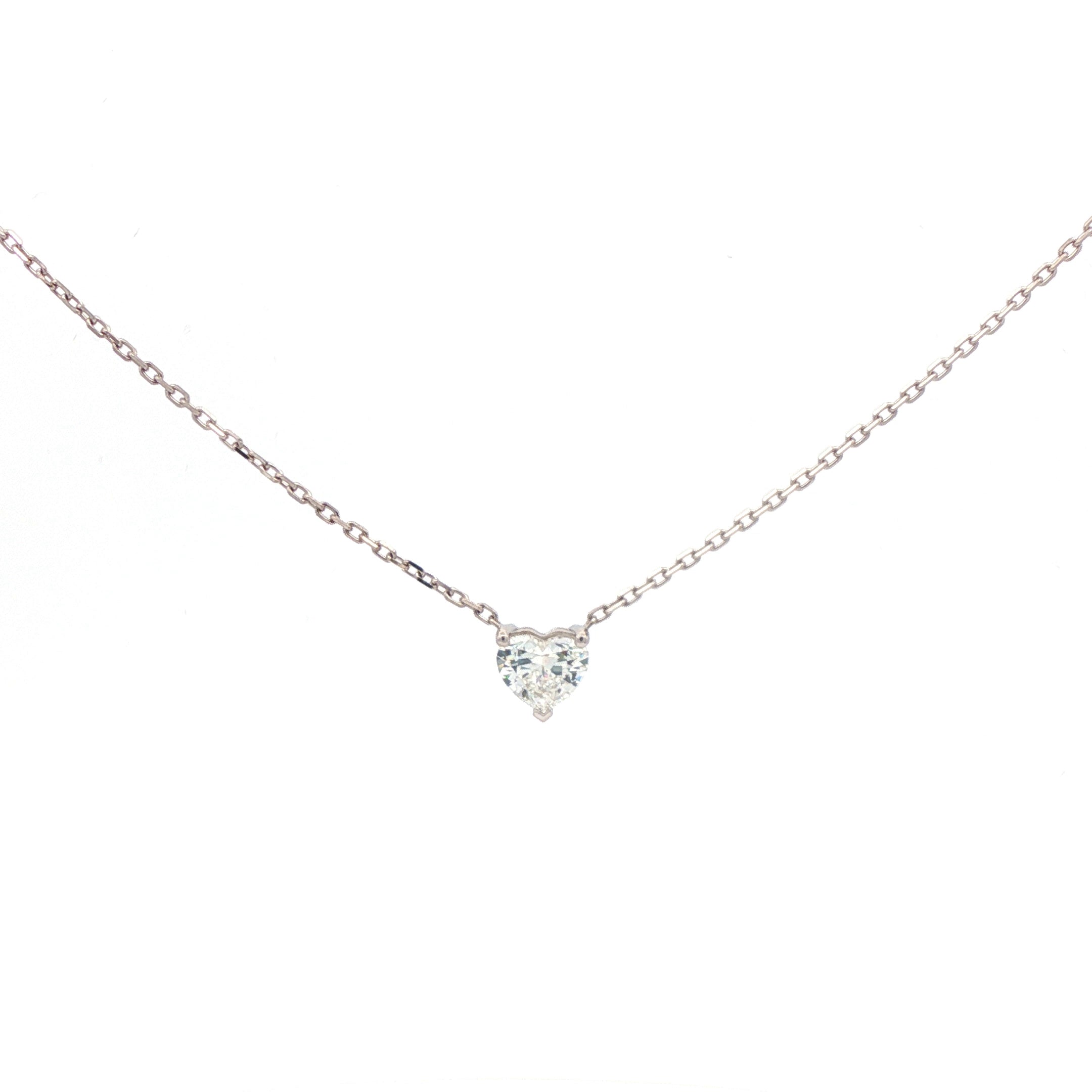1ct Heart Pendant