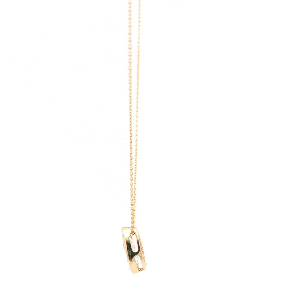 3ct Pear-Cut Diamond Bezel Pendant