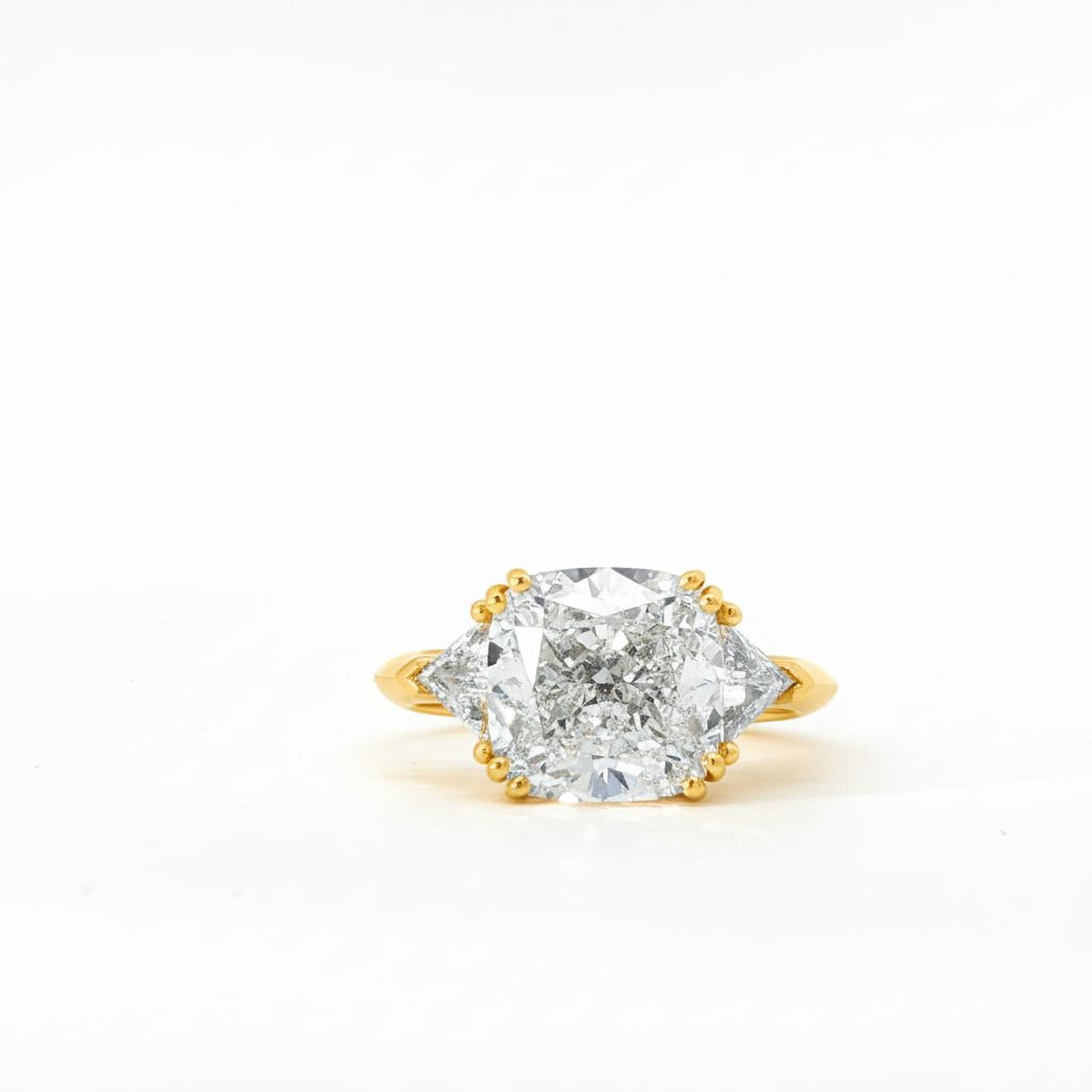 5ct Cushion Engagement Ring