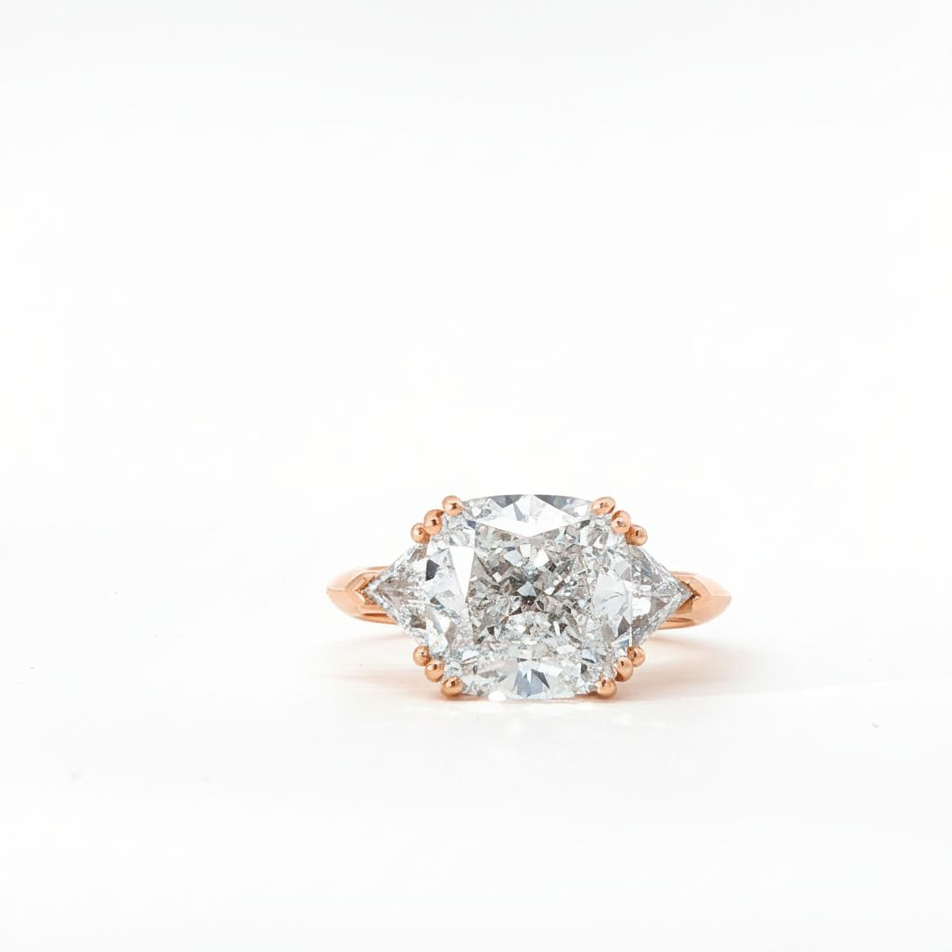 5ct Cushion Engagement Ring