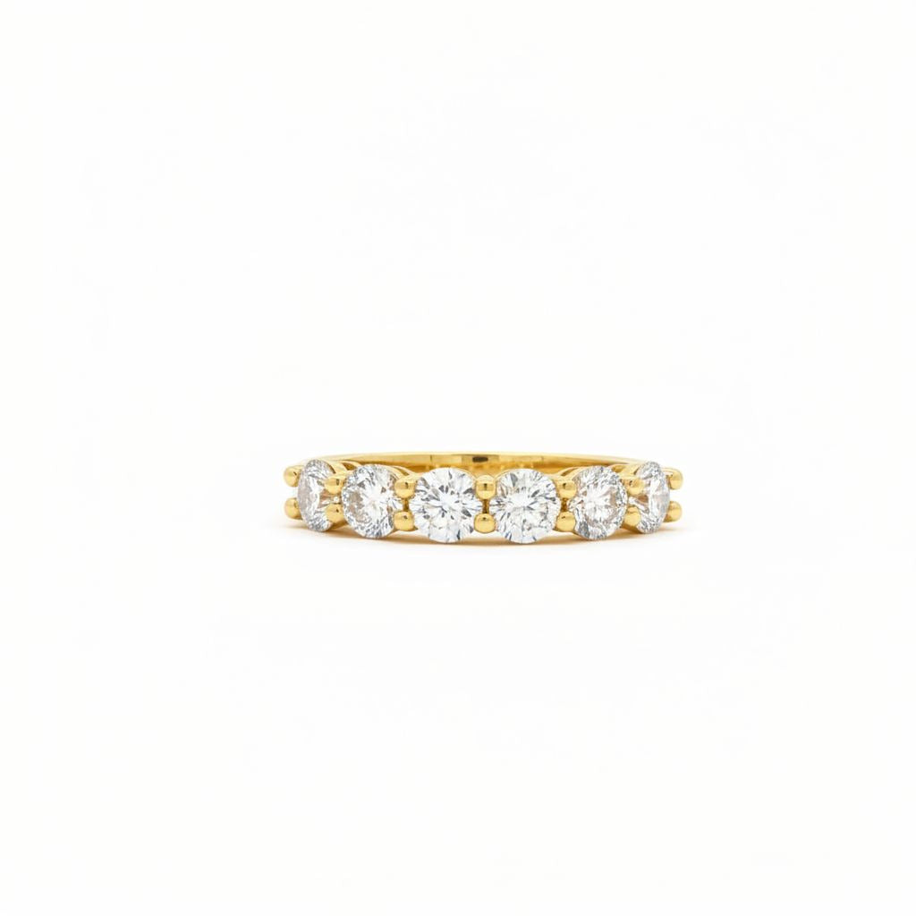 20pts Half Round Eternity Band