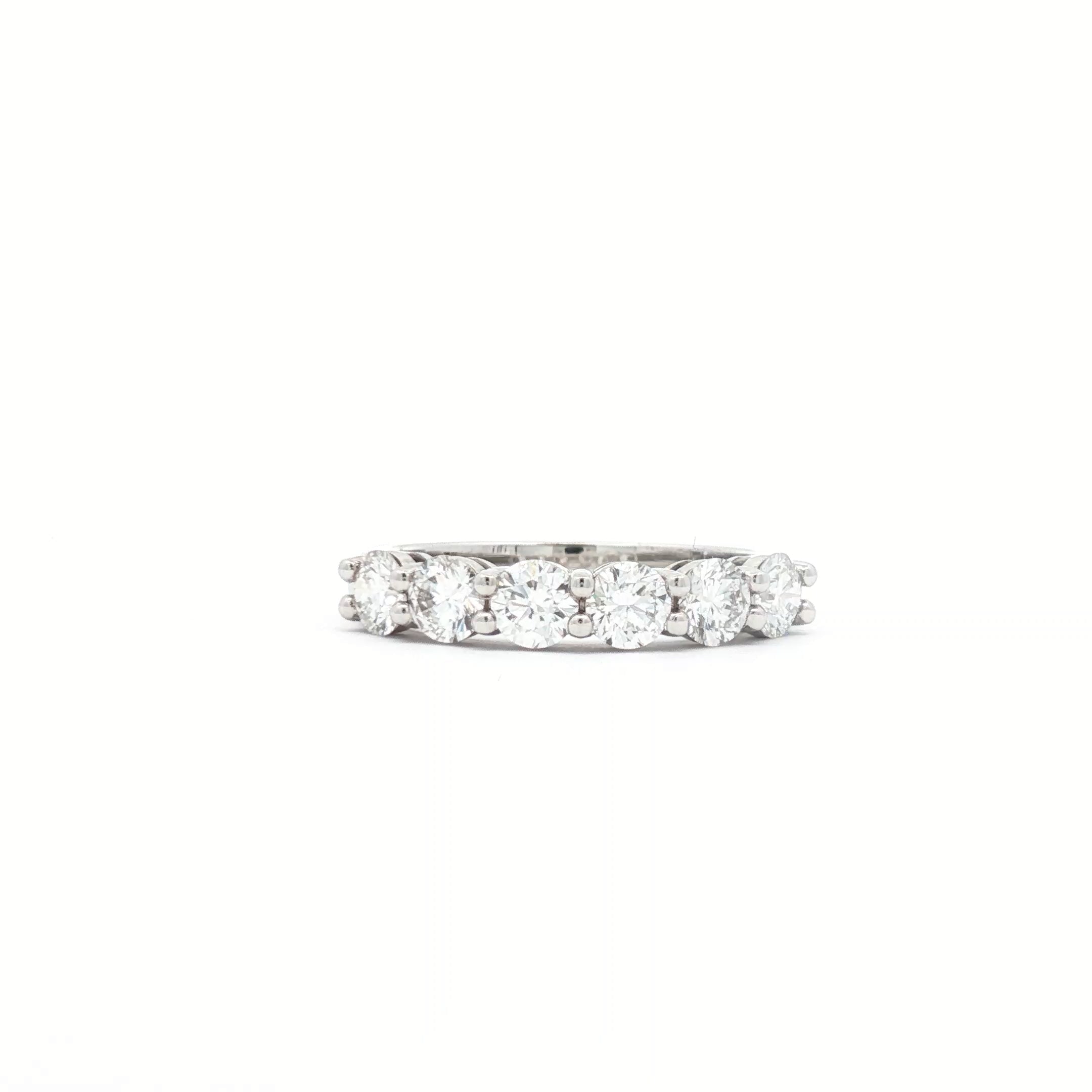 20pts Half Round Eternity Band