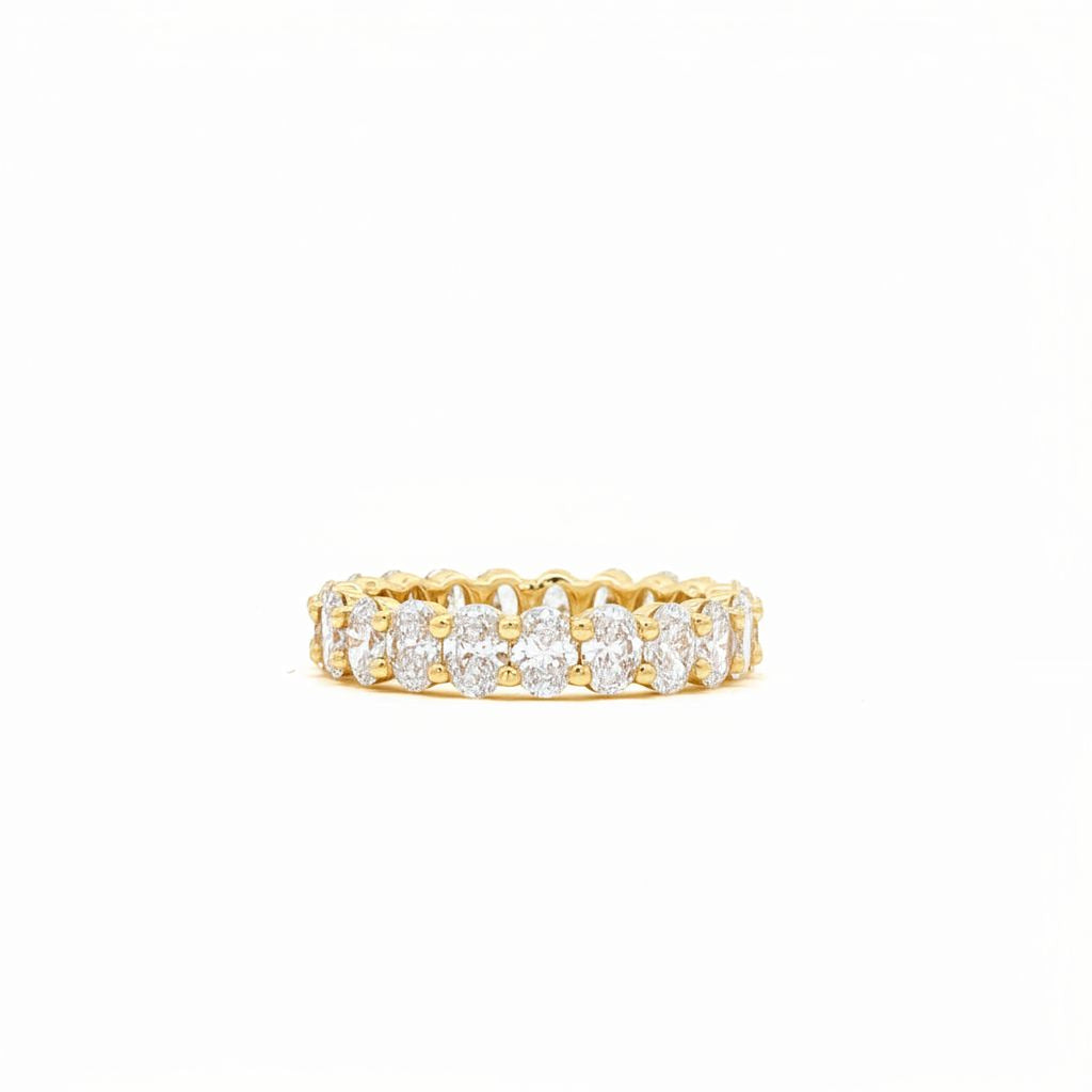 15pts Oval Wedding Band