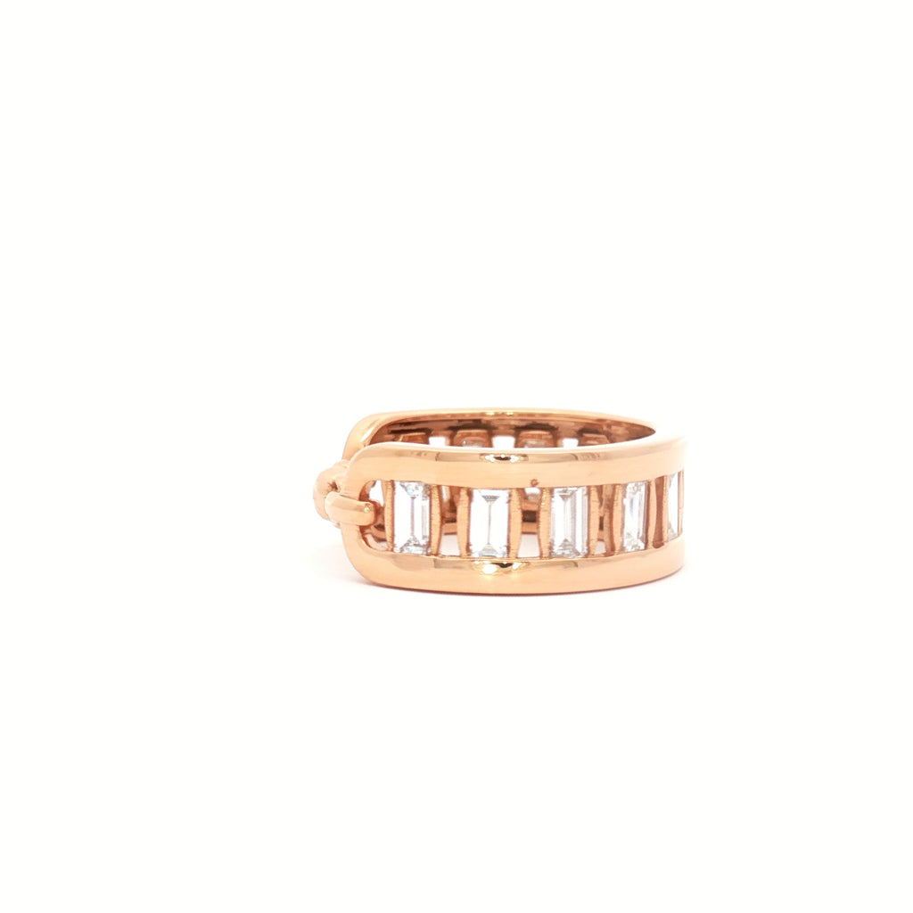 Baguette Curved Ring